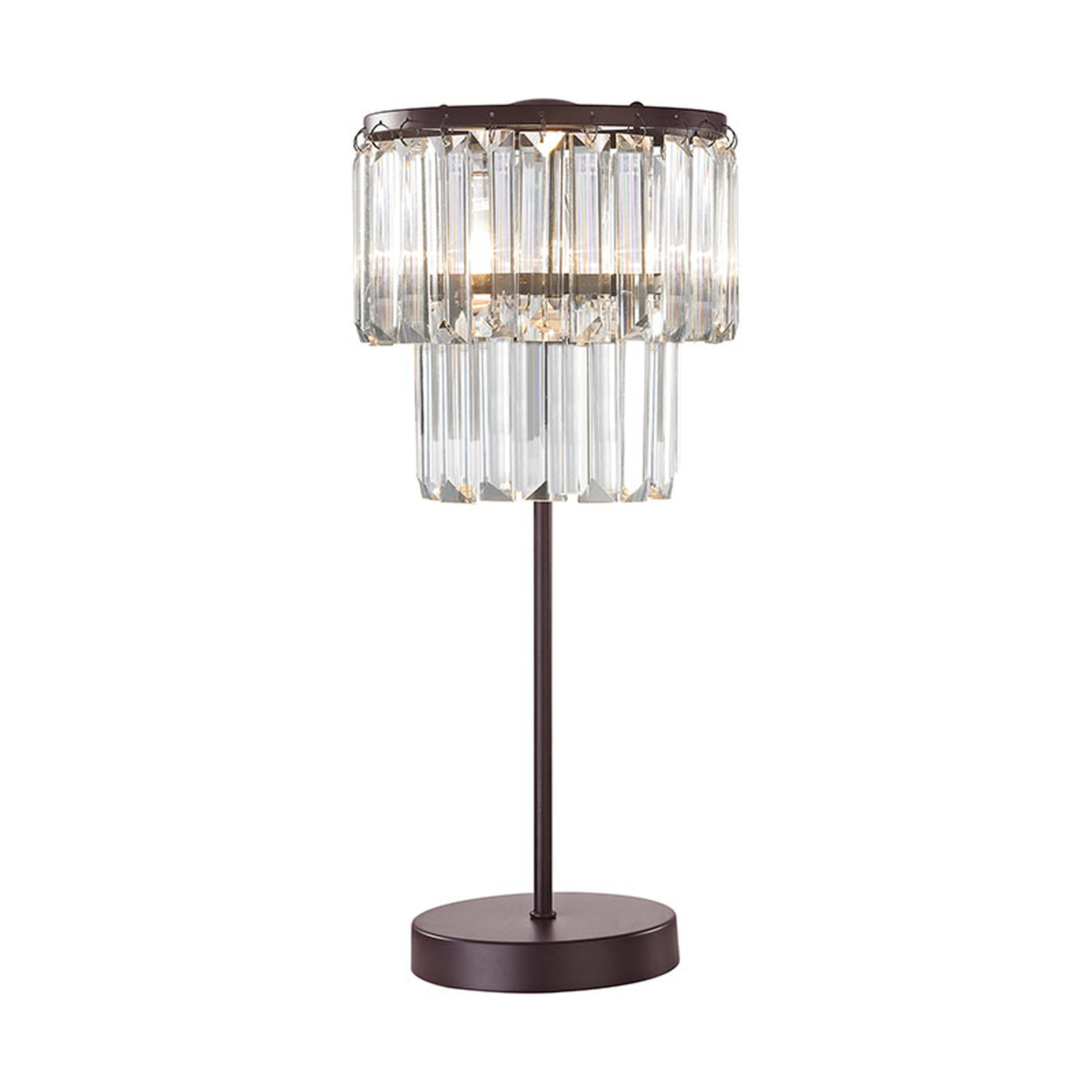 Antoinette 18'' High 1-Light Table Lamp - Oil Rubbed Bronze - Elk Home