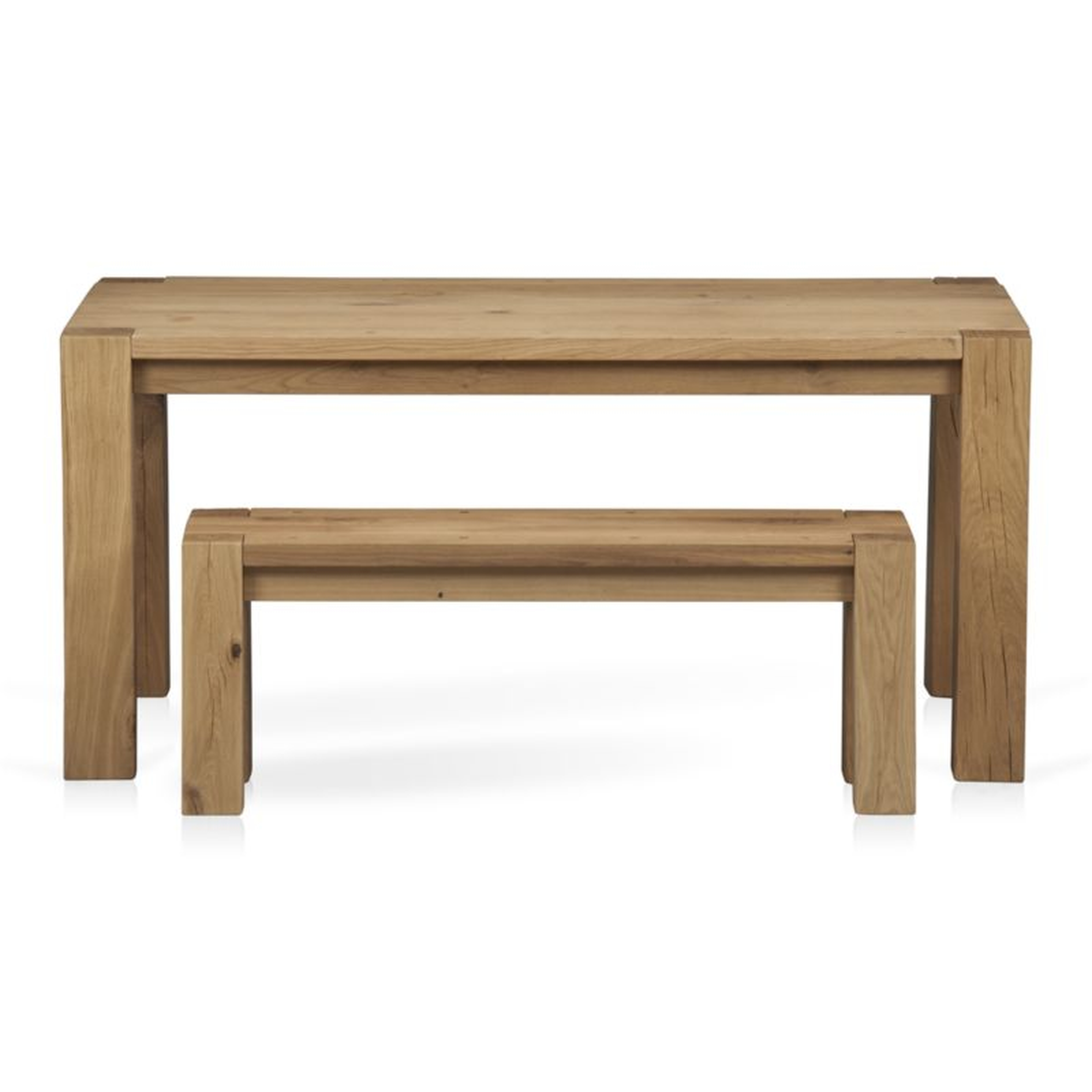 Big Sur Natural Dining Table - Crate and Barrel