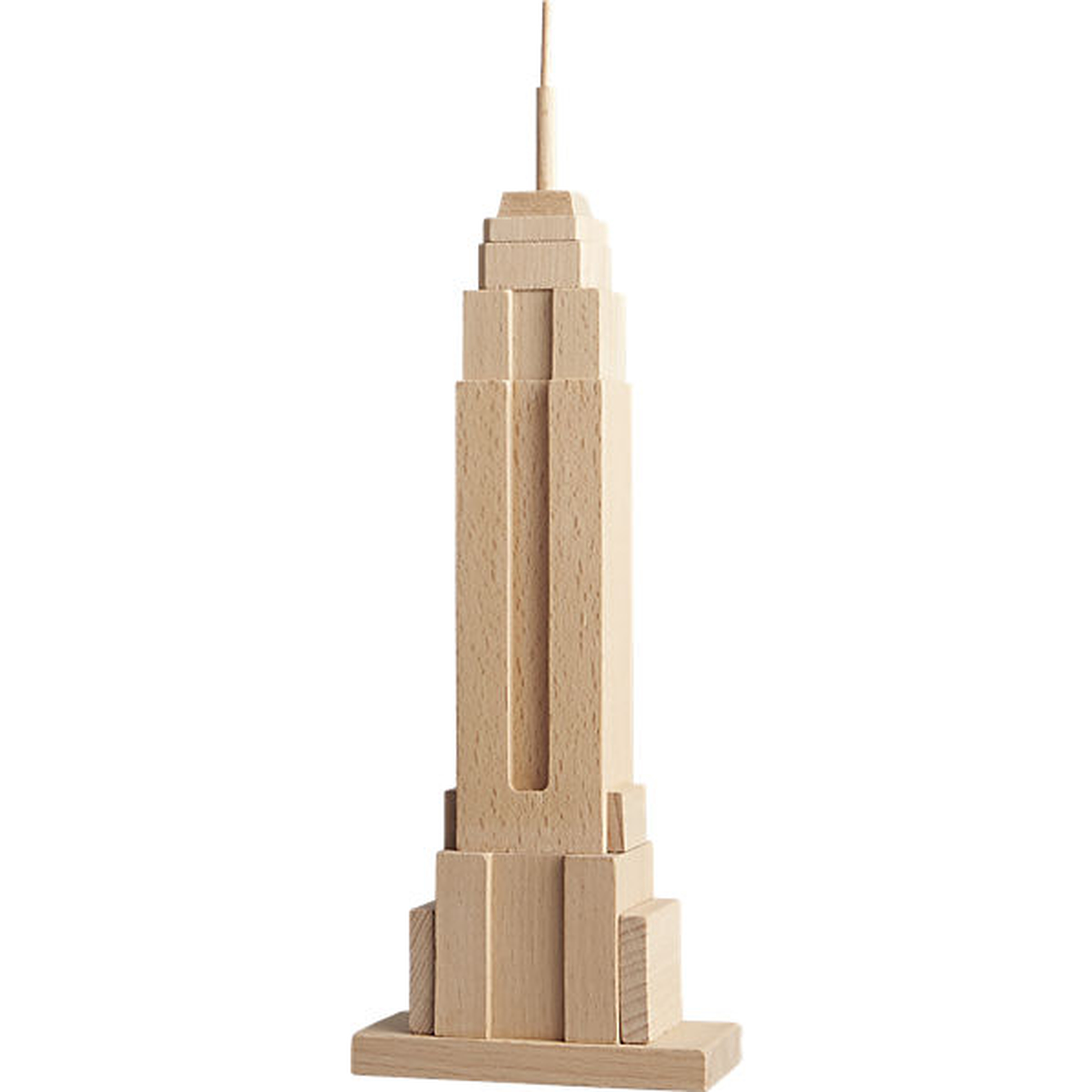 empire wood sculpture - CB2