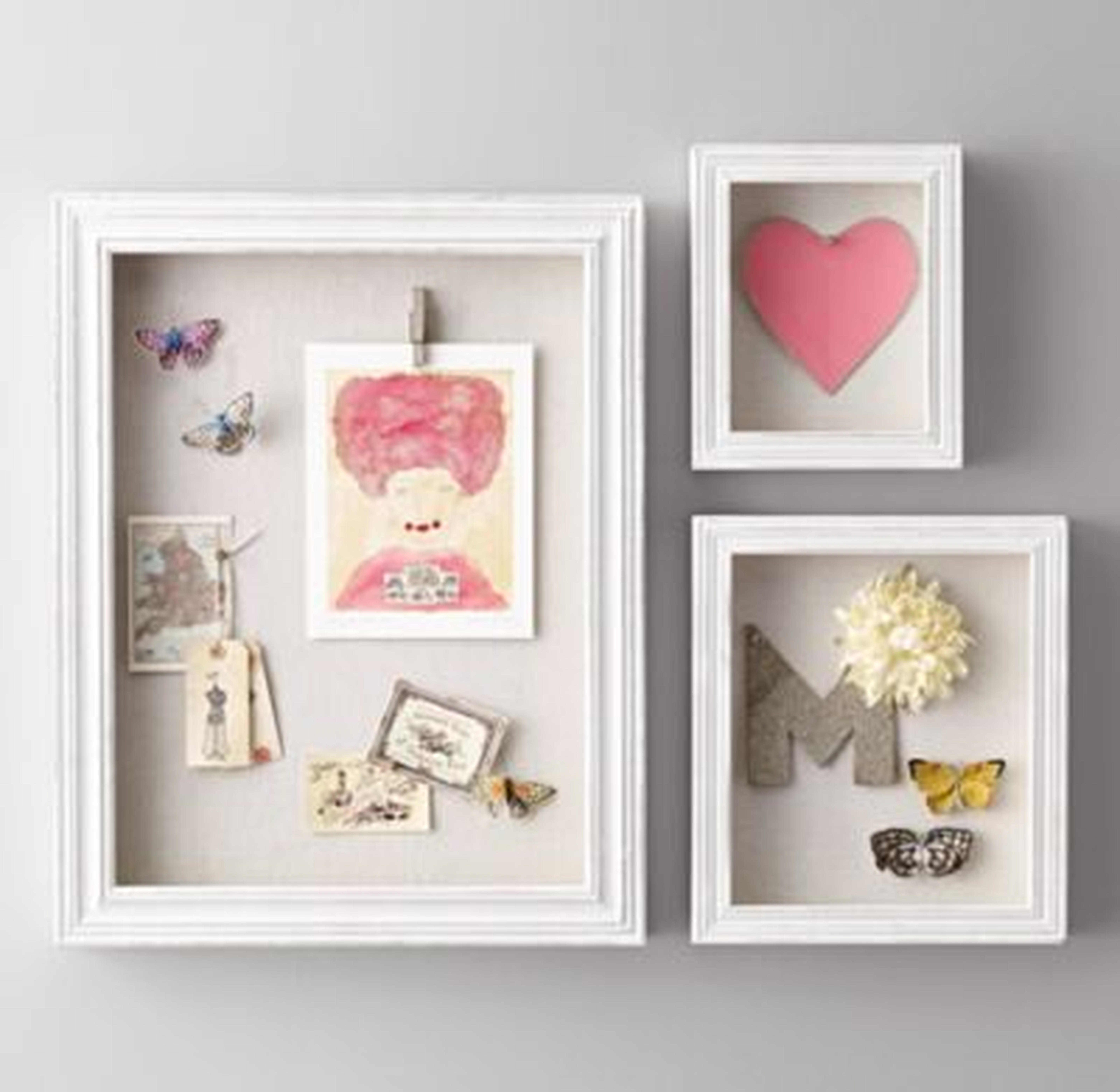 SHADOW BOX MEMORY BOARD- Small Rectangle - RH Baby & Child