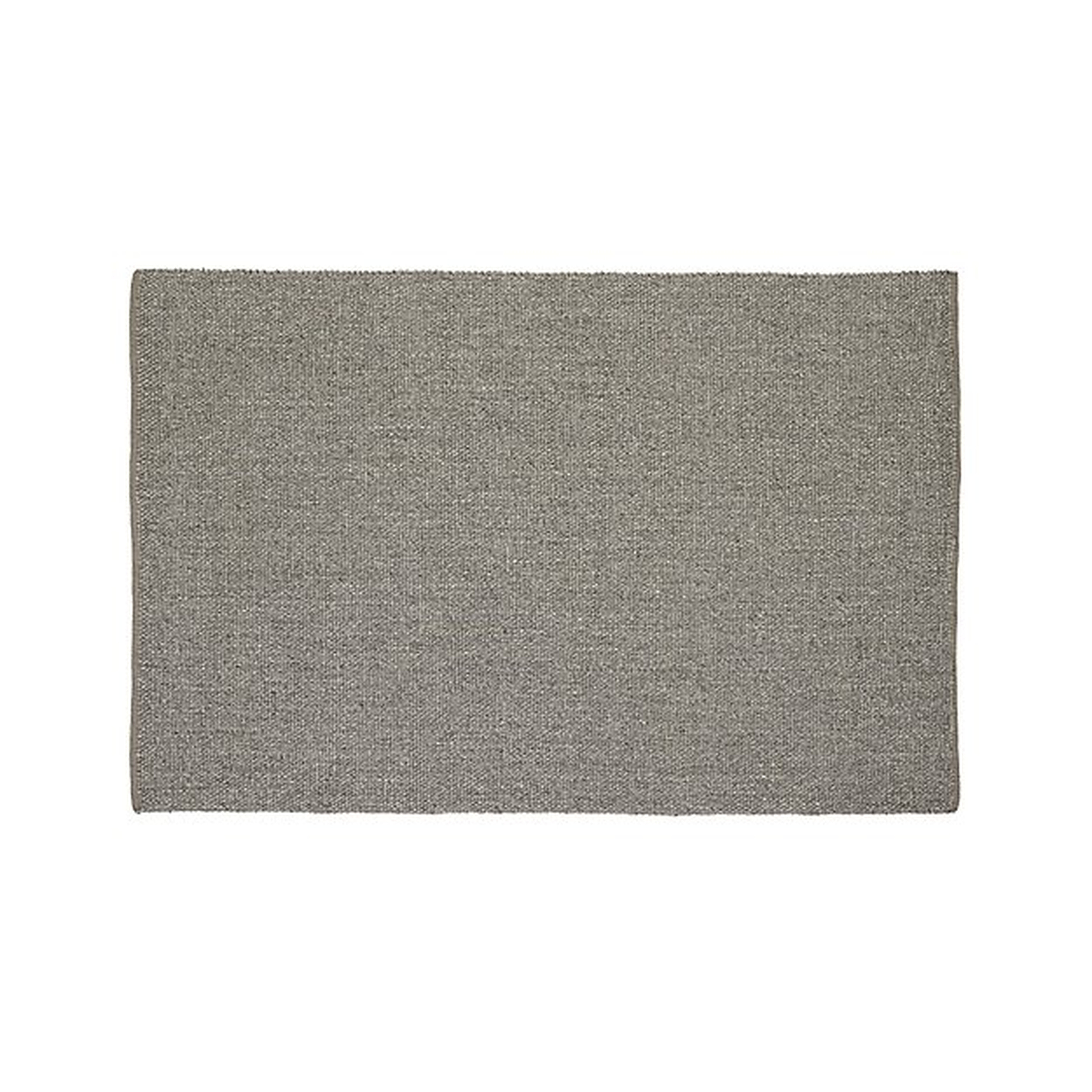 Jasper Taupe Wool-Blend 6'x9' Rug - Crate and Barrel
