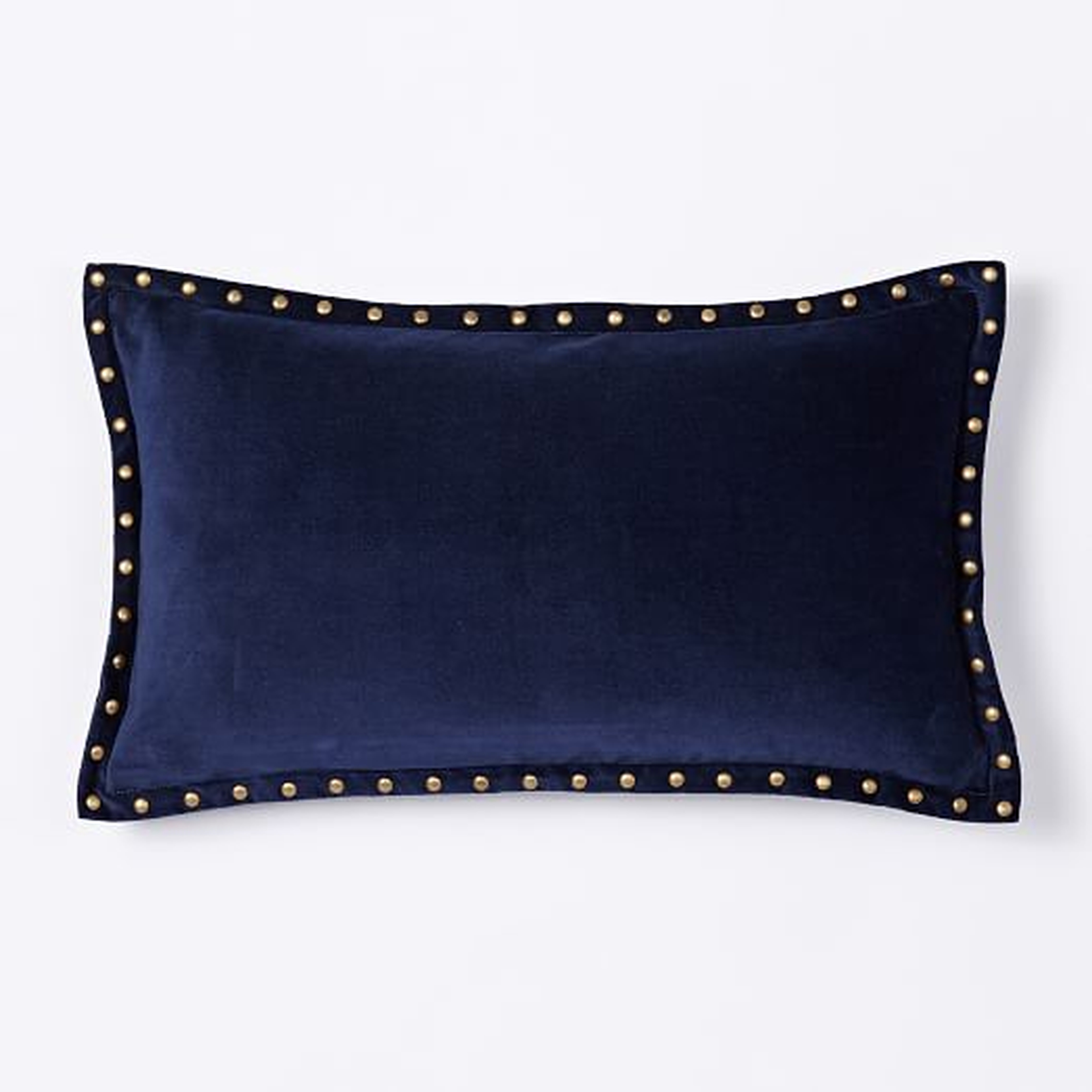 Studded Velvet Pillow Cover - West Elm