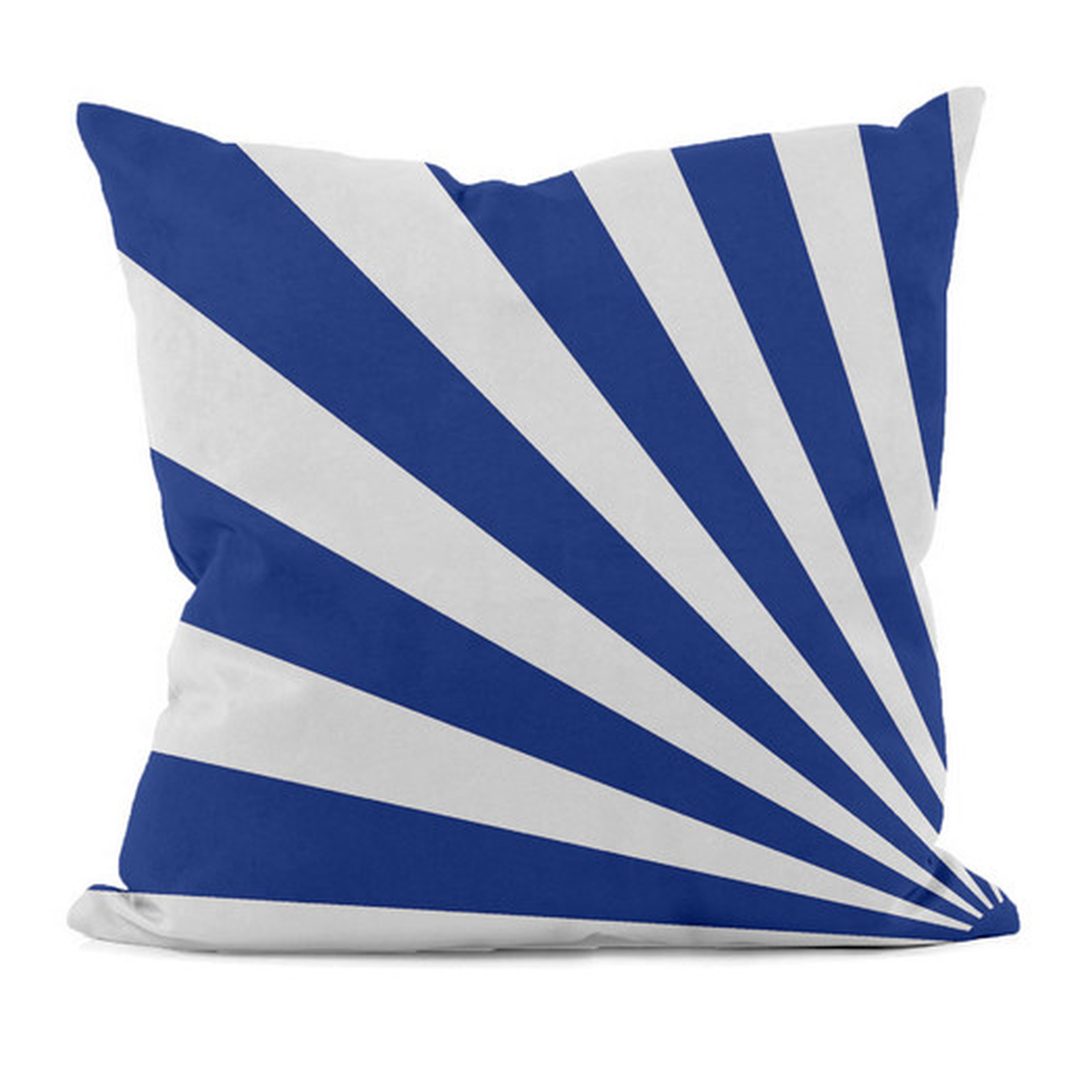Geometric Decorative Throw Pillow -  Dazzling Blue - 16" - with insert - AllModern