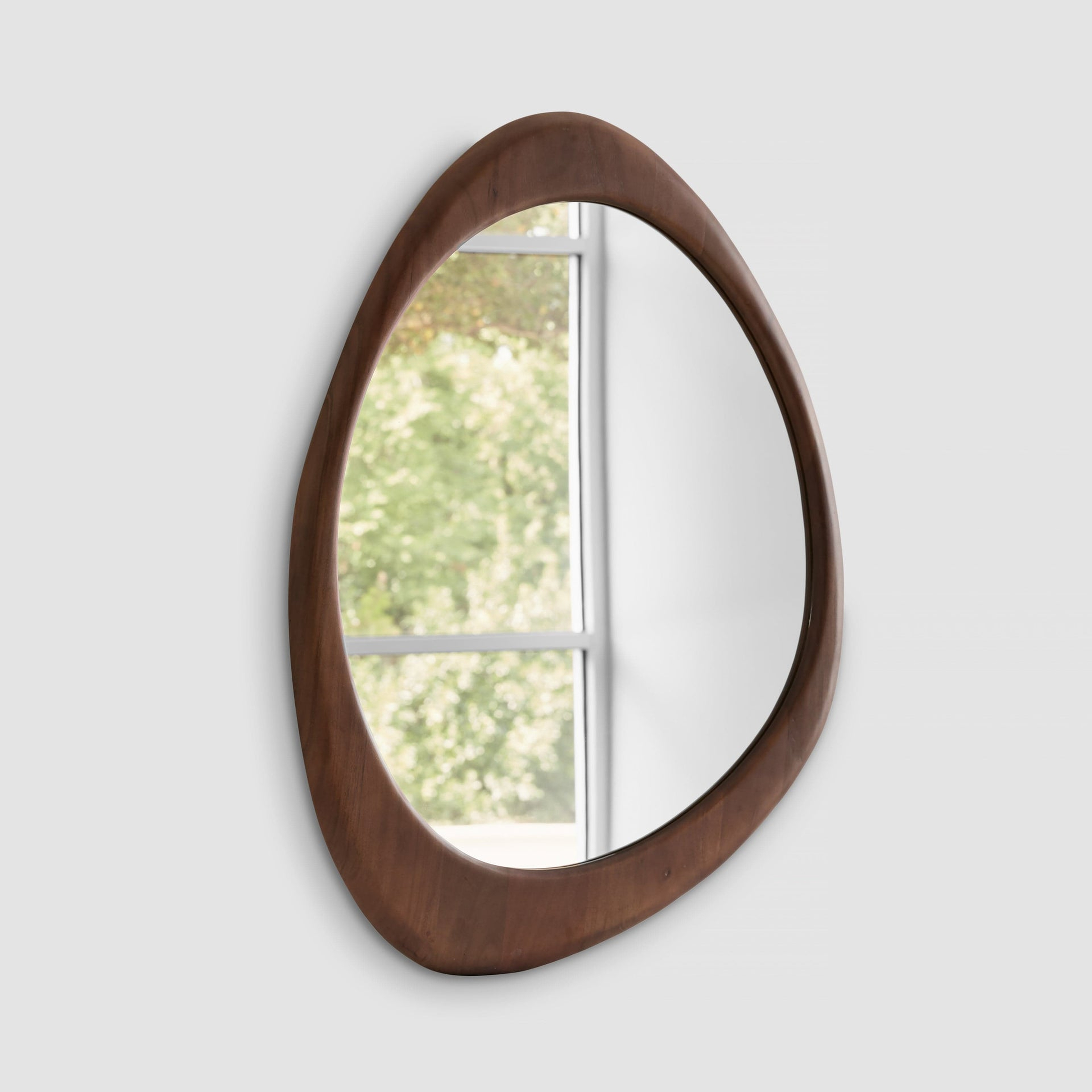 The Citizenry Mirai Wood Mirror | Brown - The Citizenry