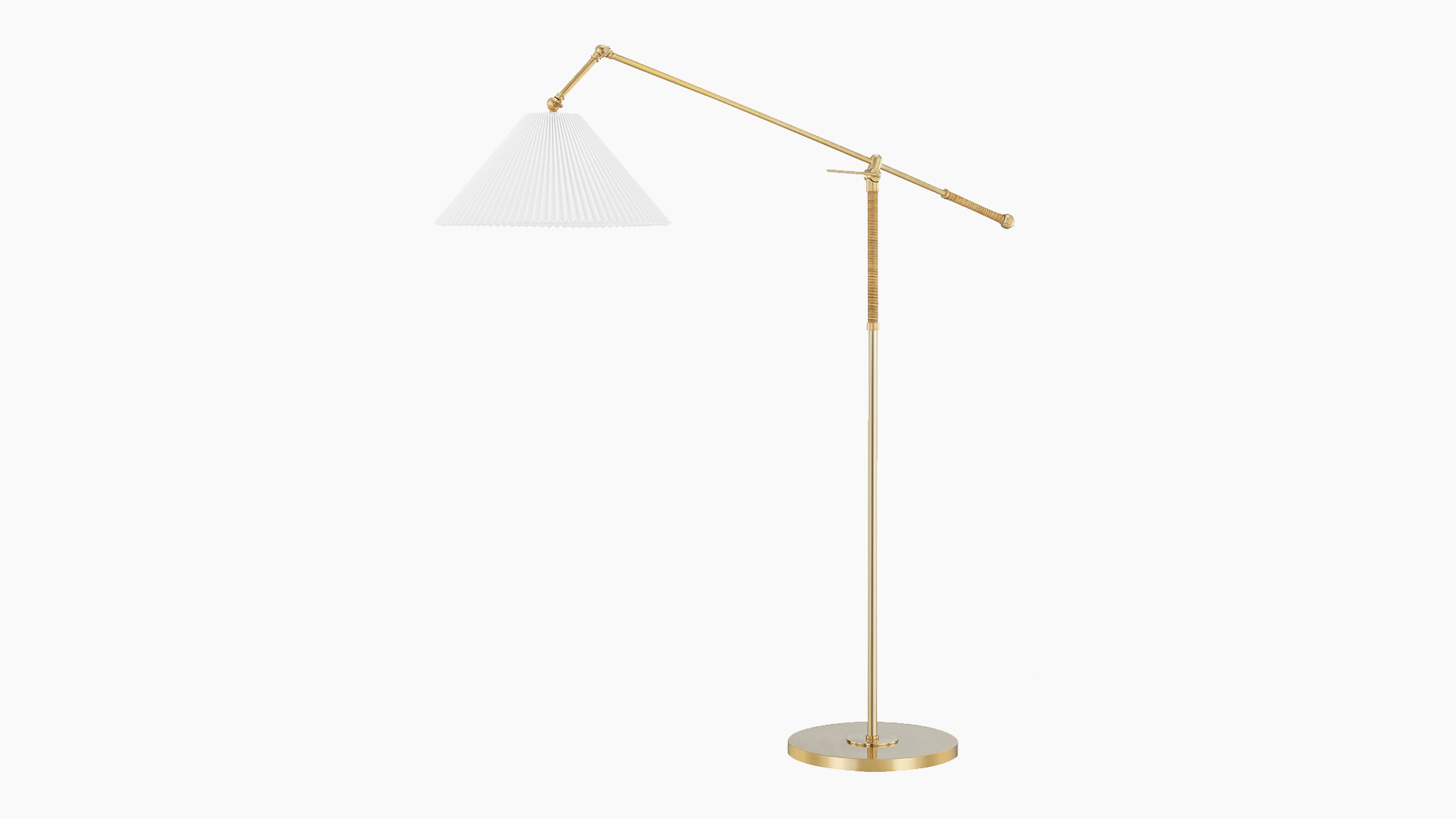 Dorset Floor Lamp, Aged Brass - The Inside
