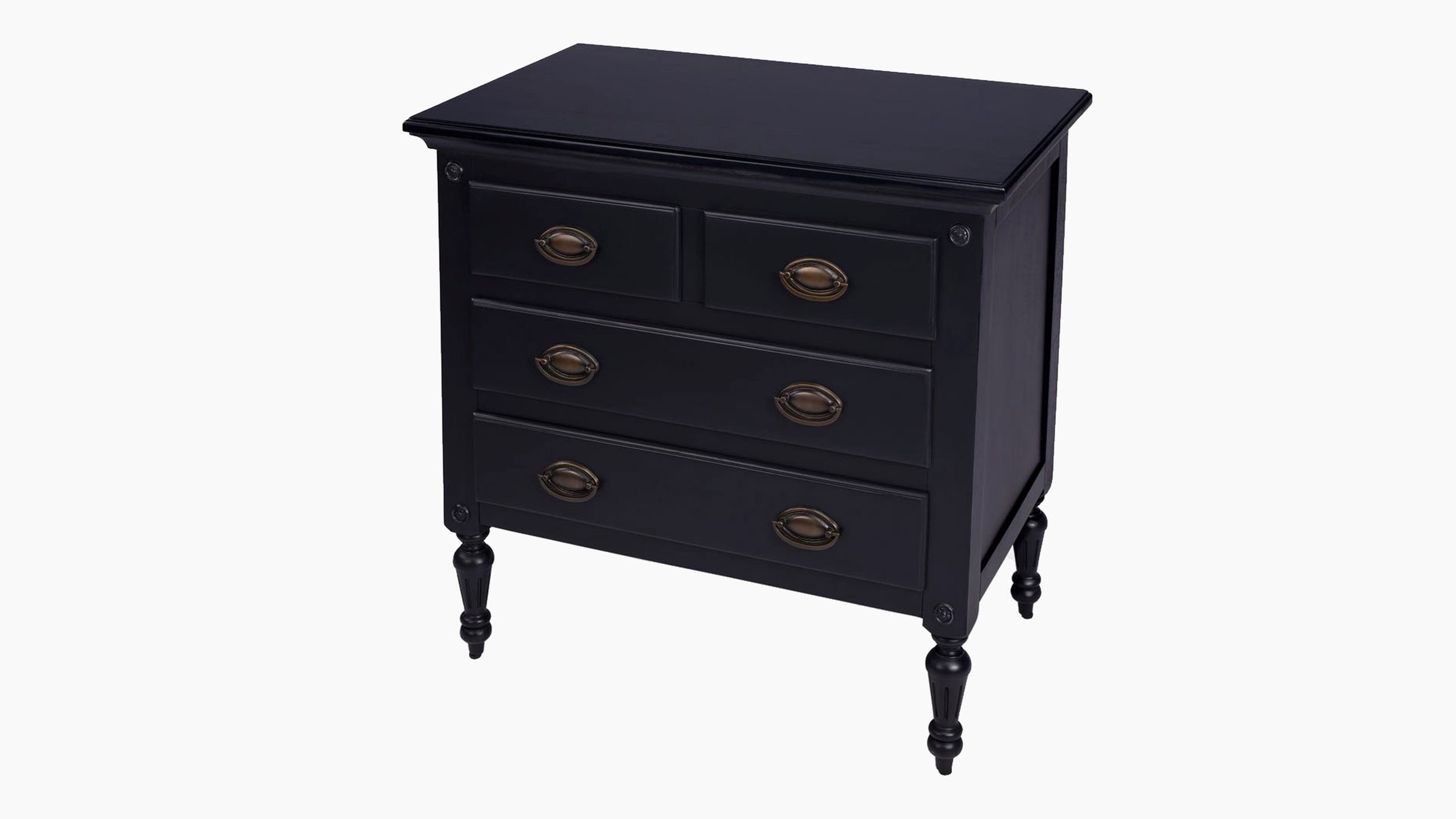 Gustav Nightstand, Black Mango Wood - The Inside