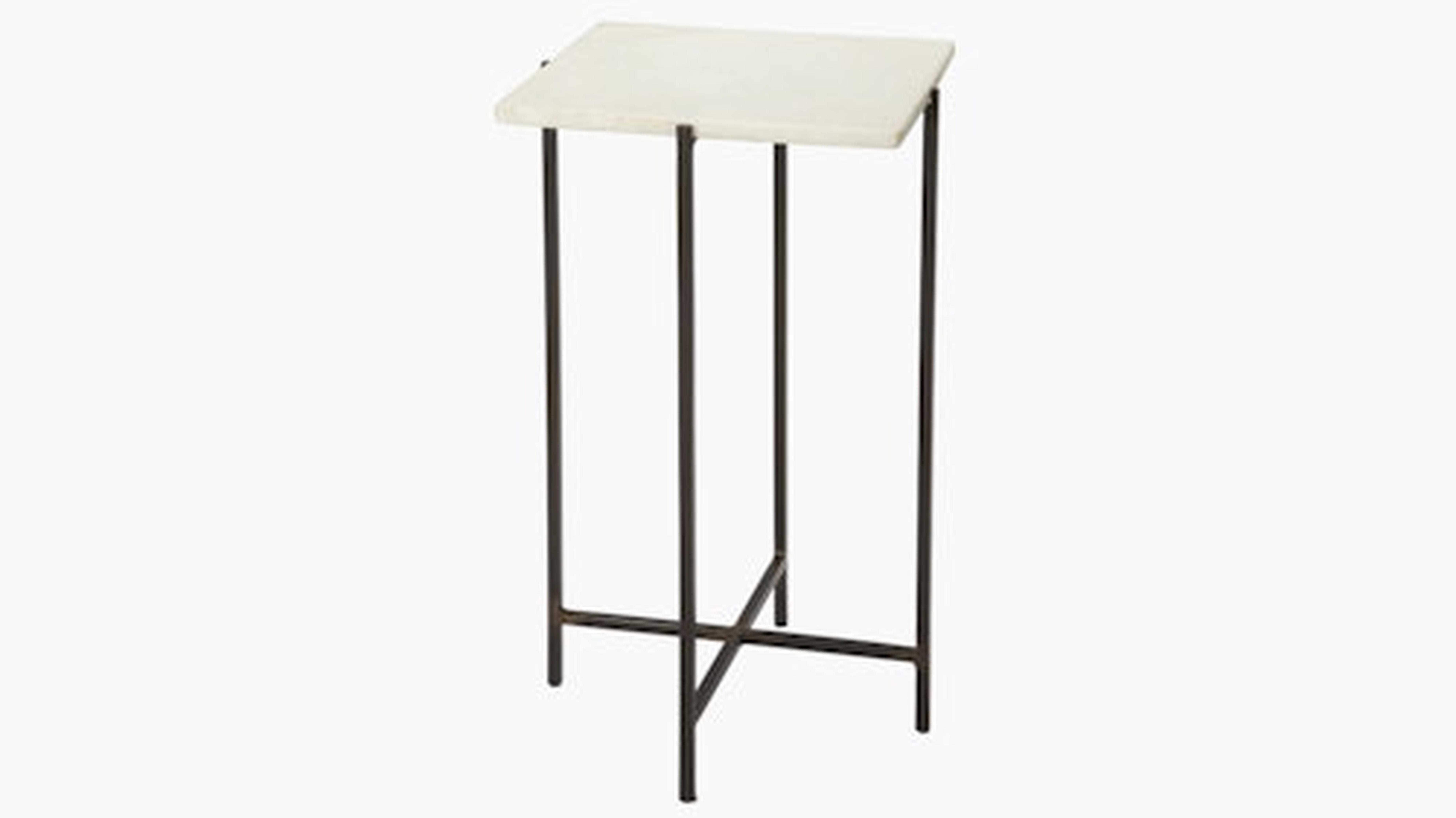 Bruno Accent Table, Marble/Metal - The Inside