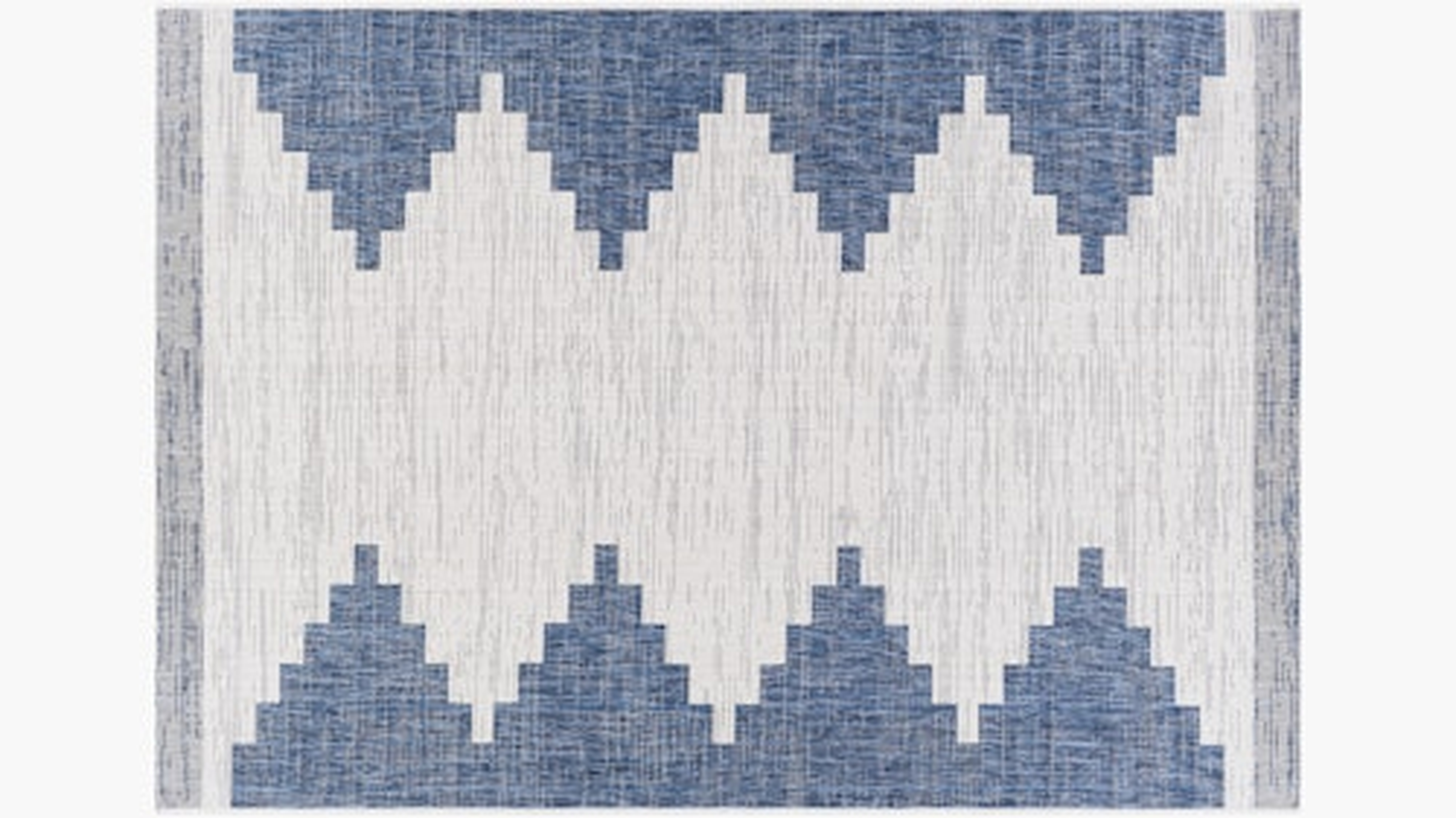 Costa Outdoor Rug, Blue Costa, 7'10" x 10'2" - The Inside