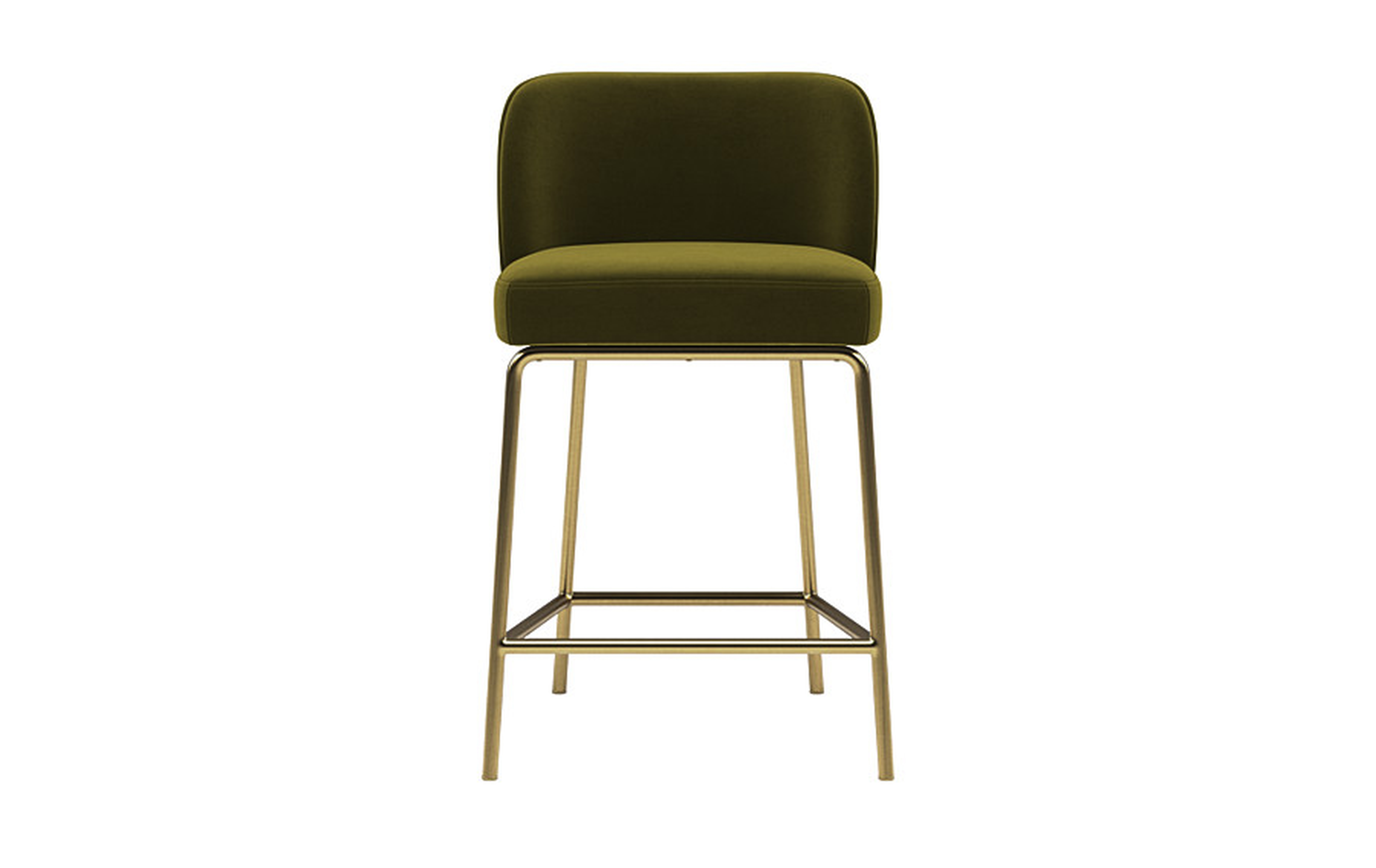 Graham Metal Framed Upholstered Counter Stool - Interior Define