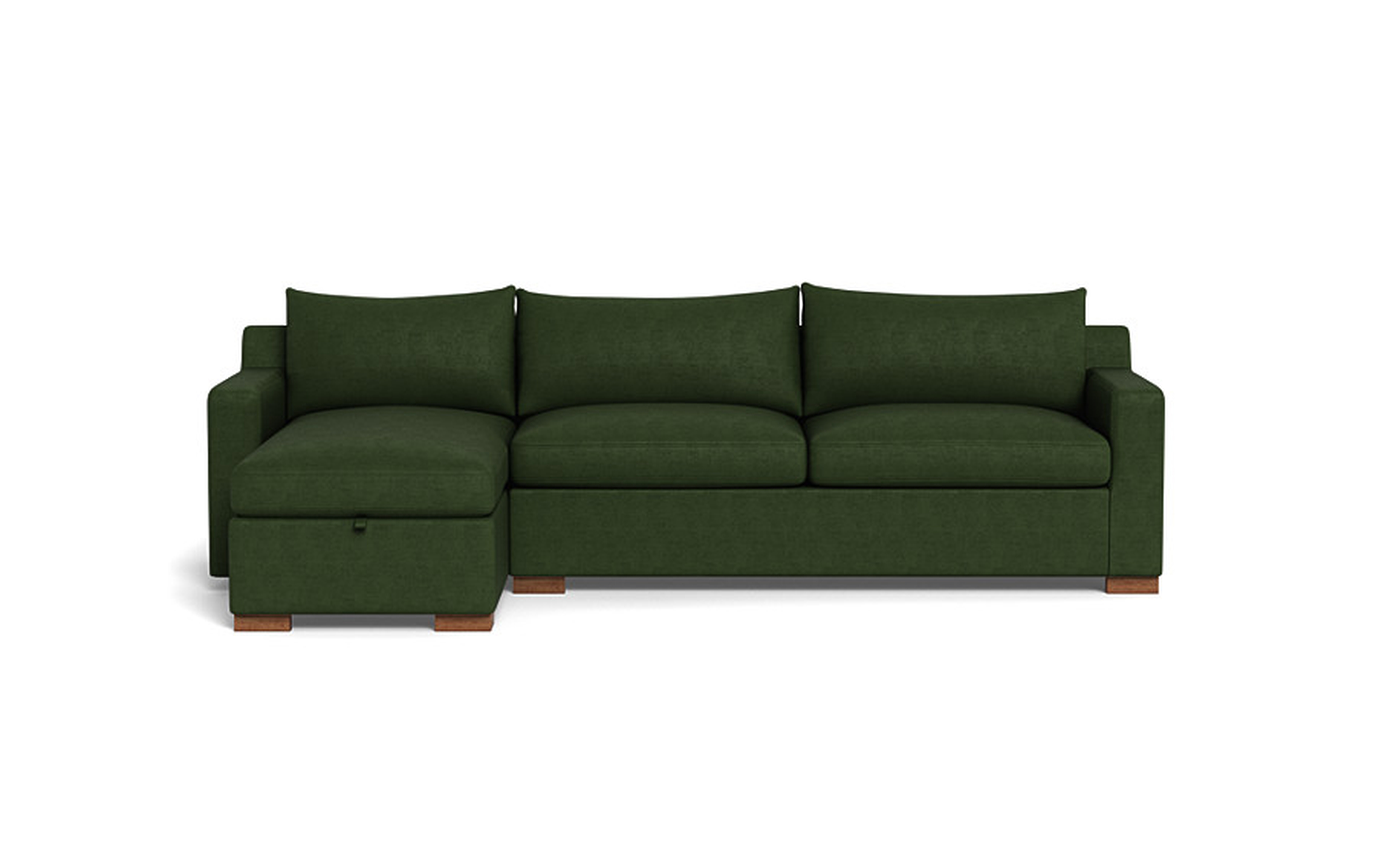 Sloan Left Chaise Sleeper Storage Sectional - Interior Define