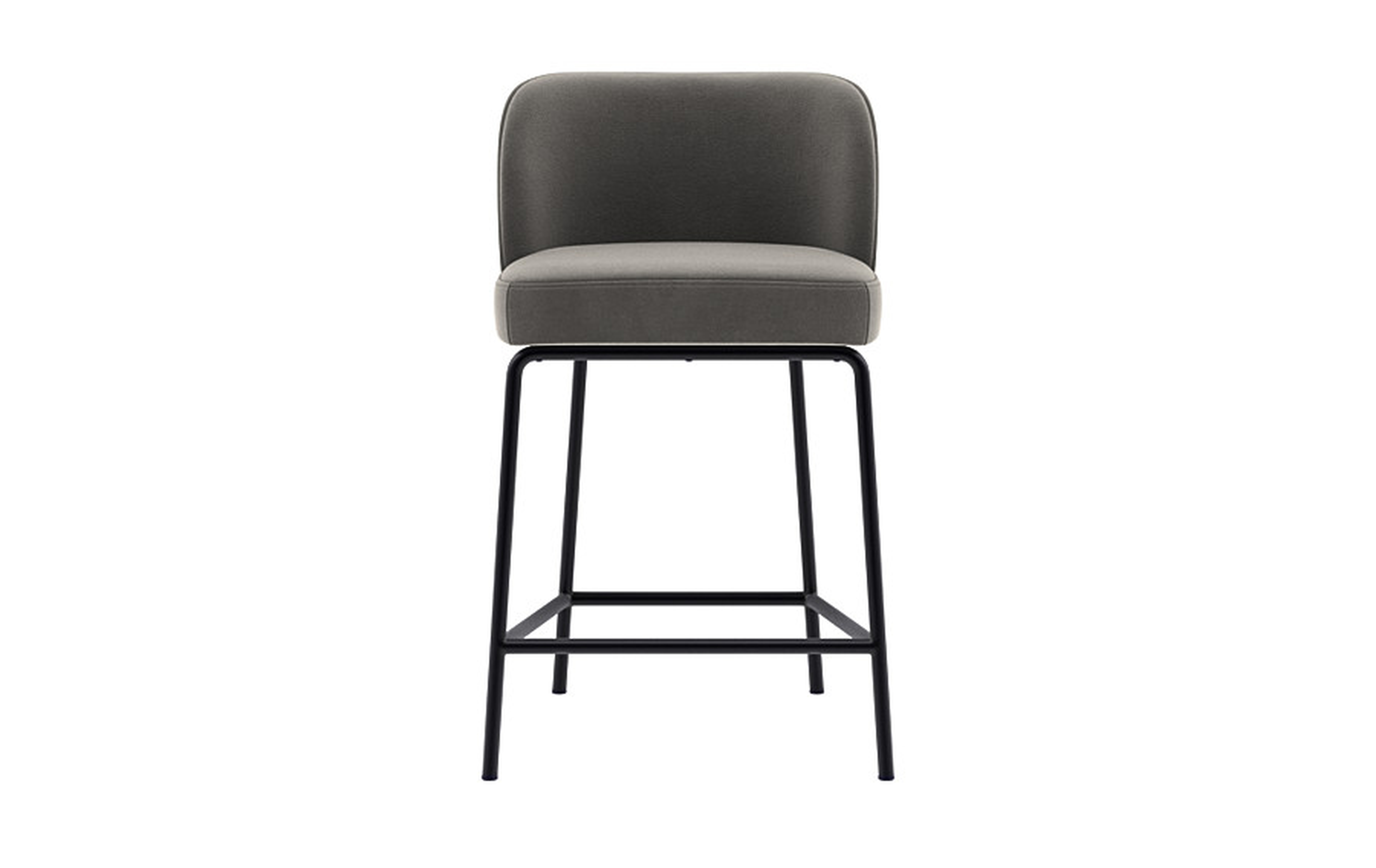 Graham Metal Framed Upholstered Counter Stool - Interior Define