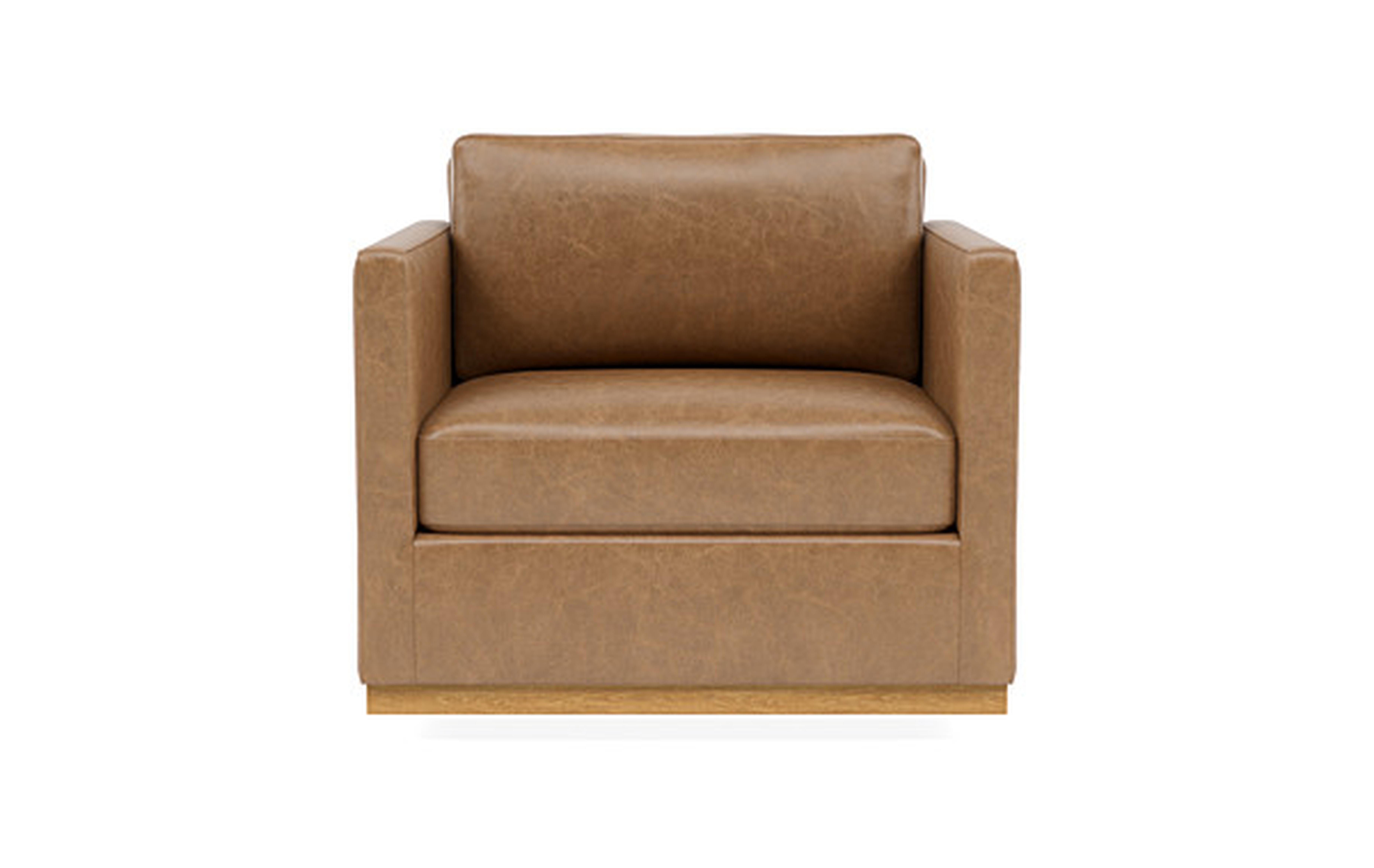 Jasper Leather Swivel Chair - Interior Define
