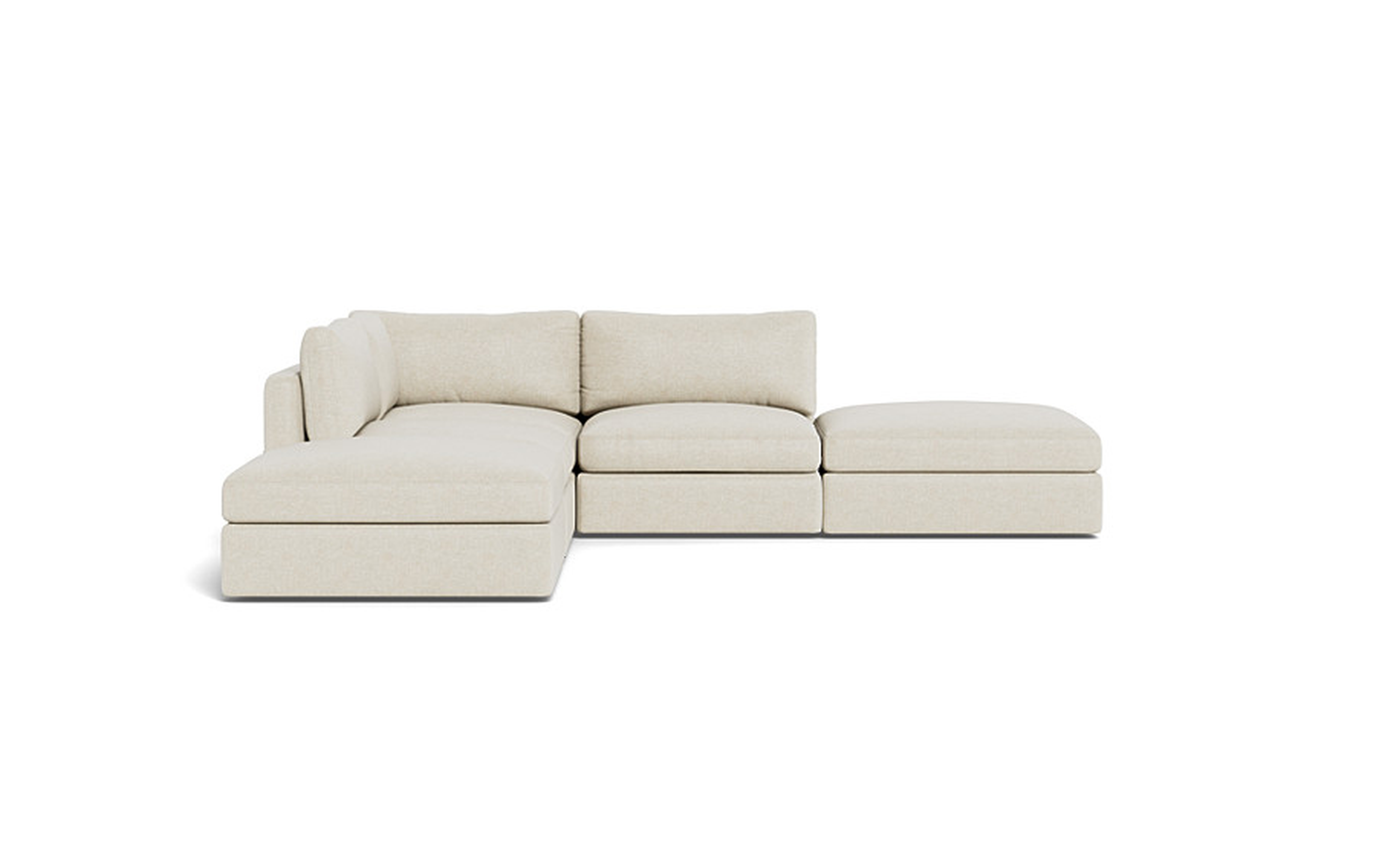 Tatum Modular Corner Sectional with Ottomans - Interior Define