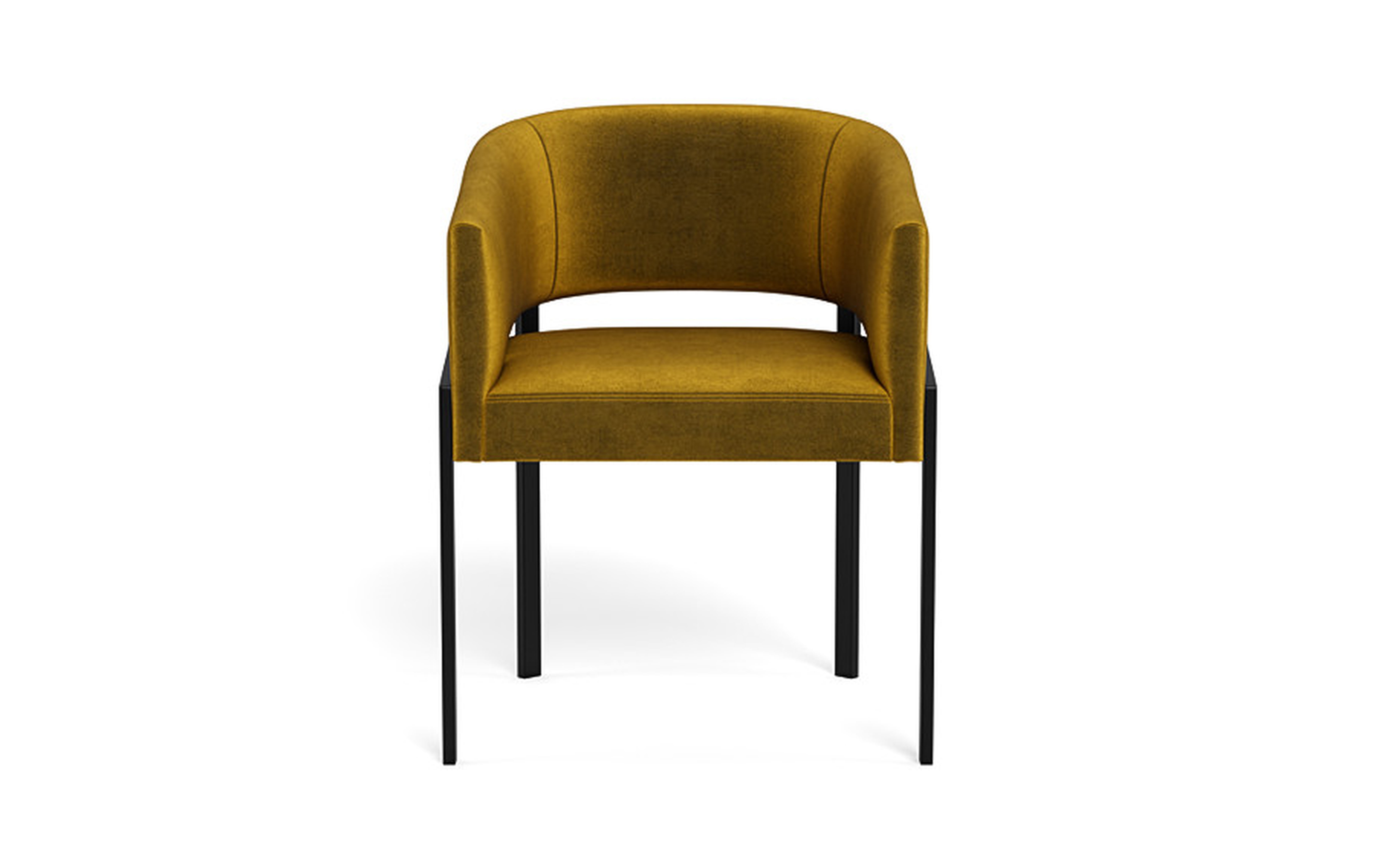 Mina Metal Framed Upholstered Chair - Interior Define