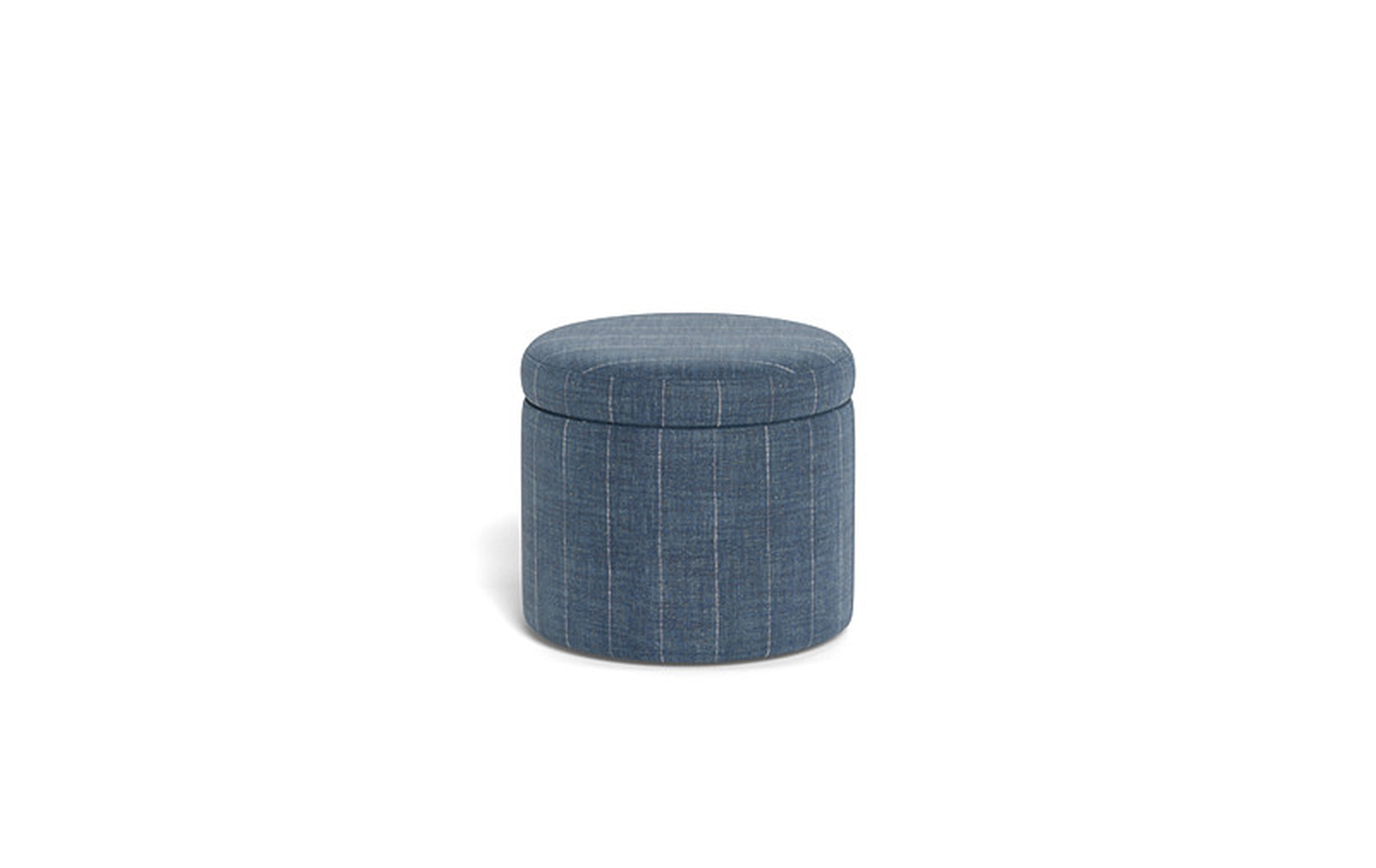 Colten Round Storage Stool Ottoman - Interior Define