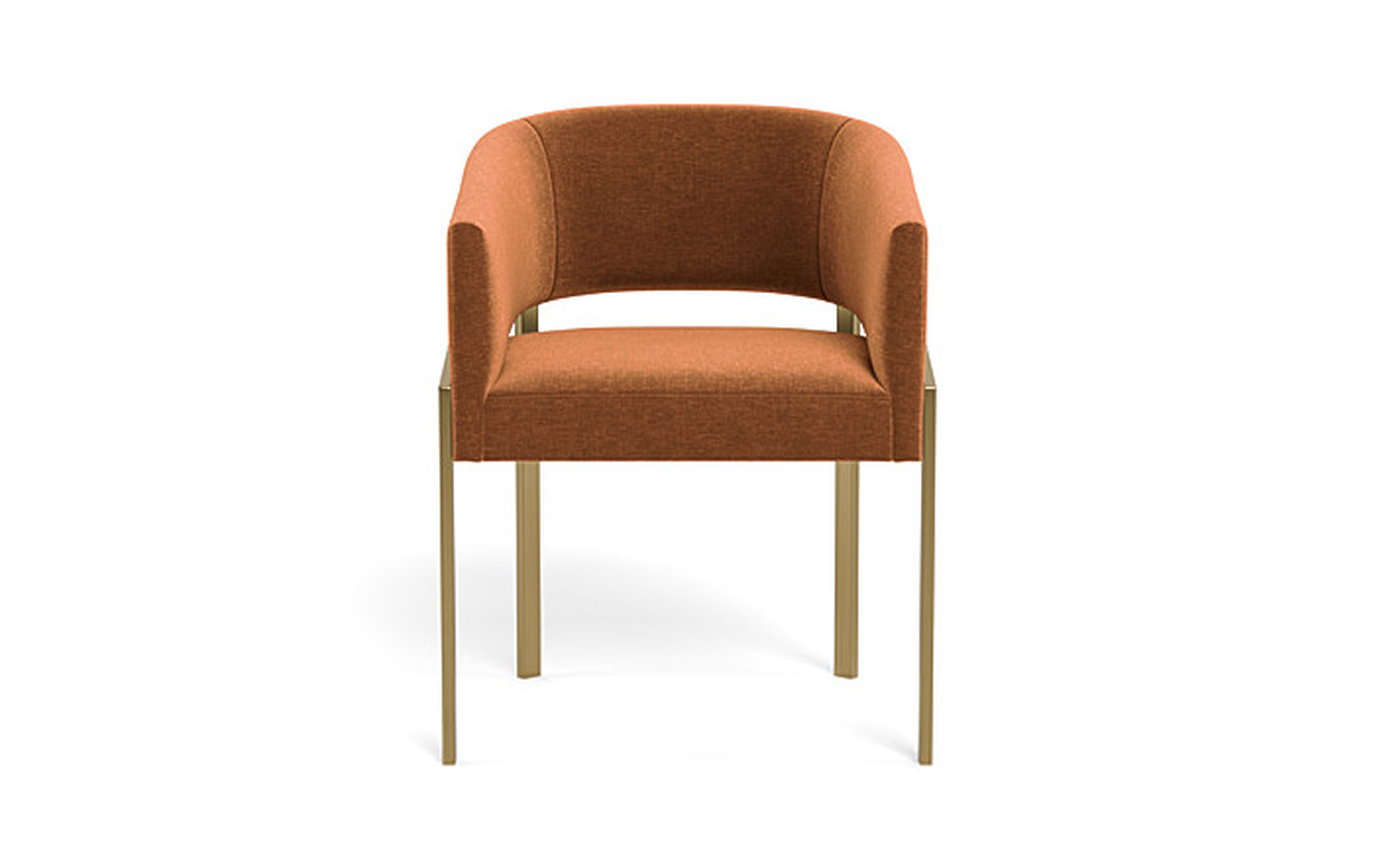 Mina Metal Framed Upholstered Chair - Interior Define