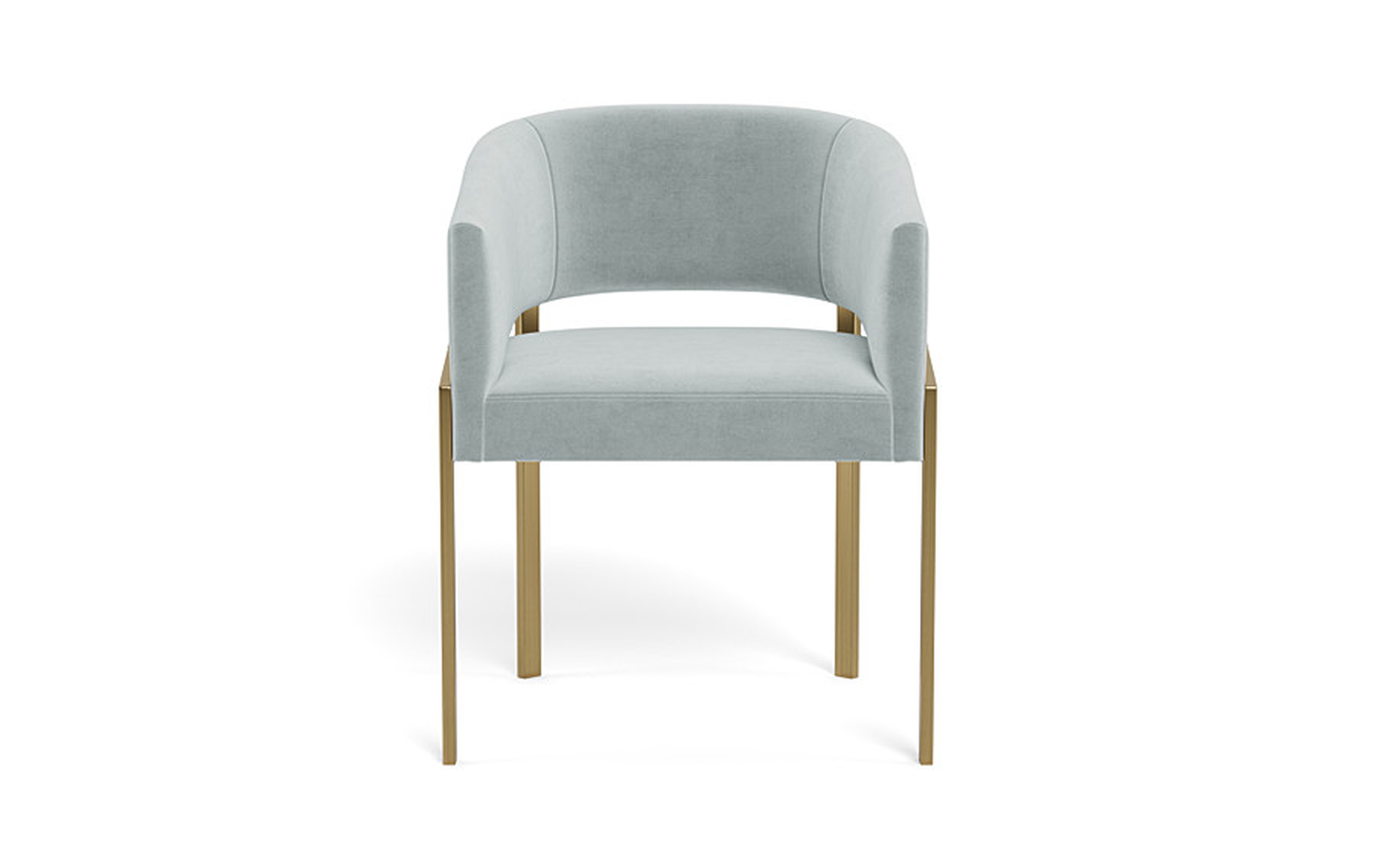 Mina Metal Framed Upholstered Chair - Interior Define