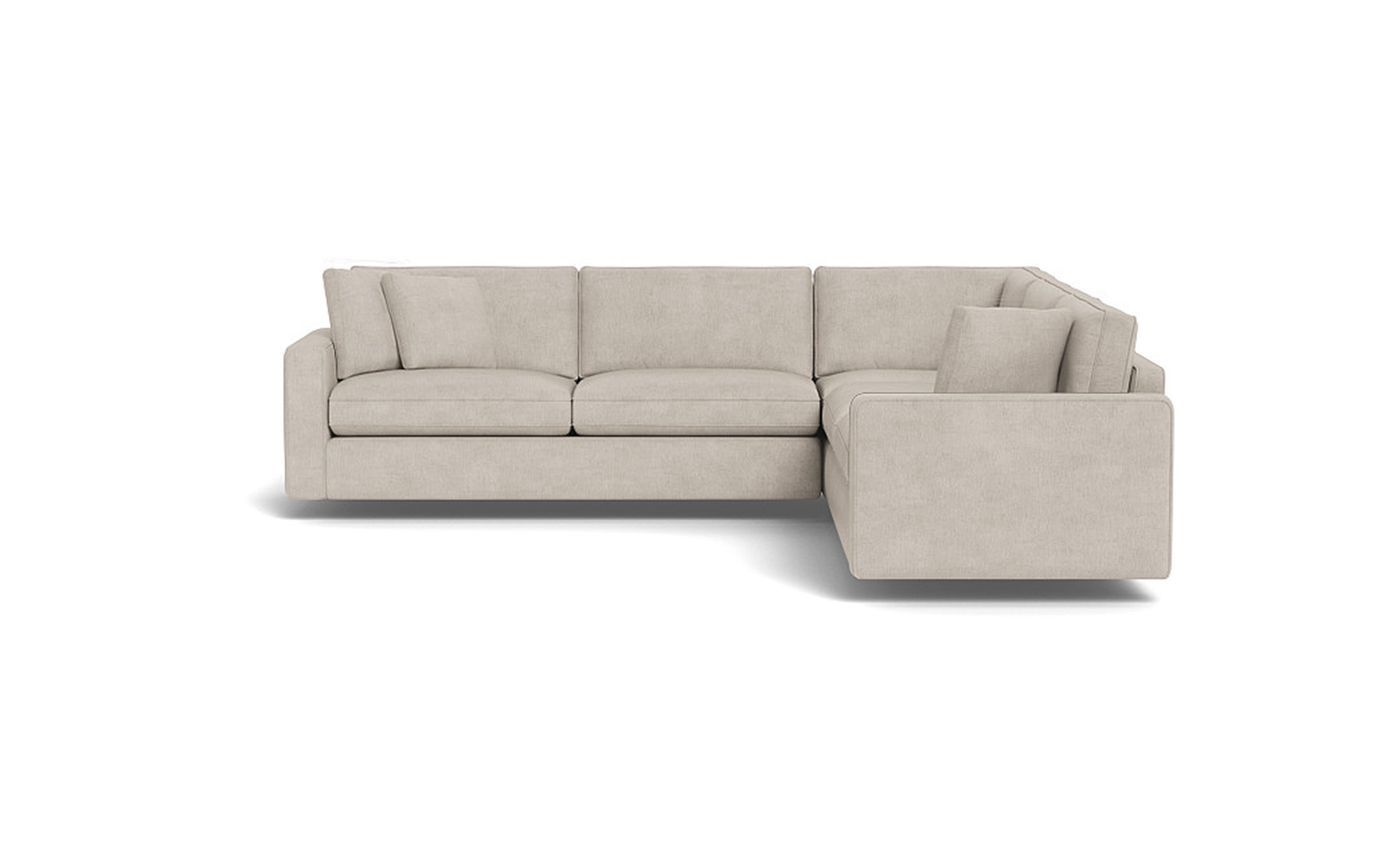 James 3-Piece 4-Seat Corner Left Sleeper Sectional - Interior Define