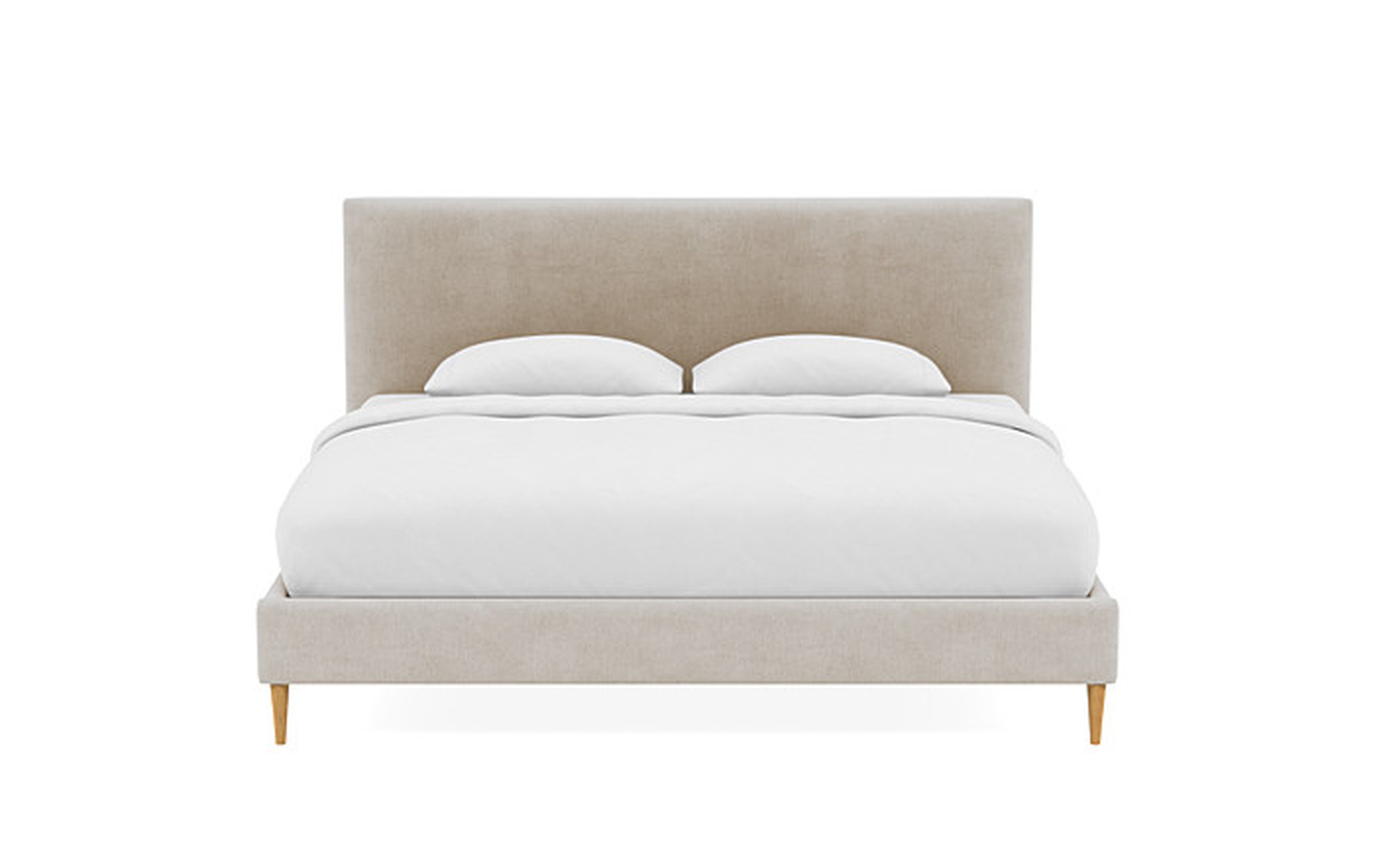 Lowen Upholstered Bed with Tufting Option, king - Interior Define