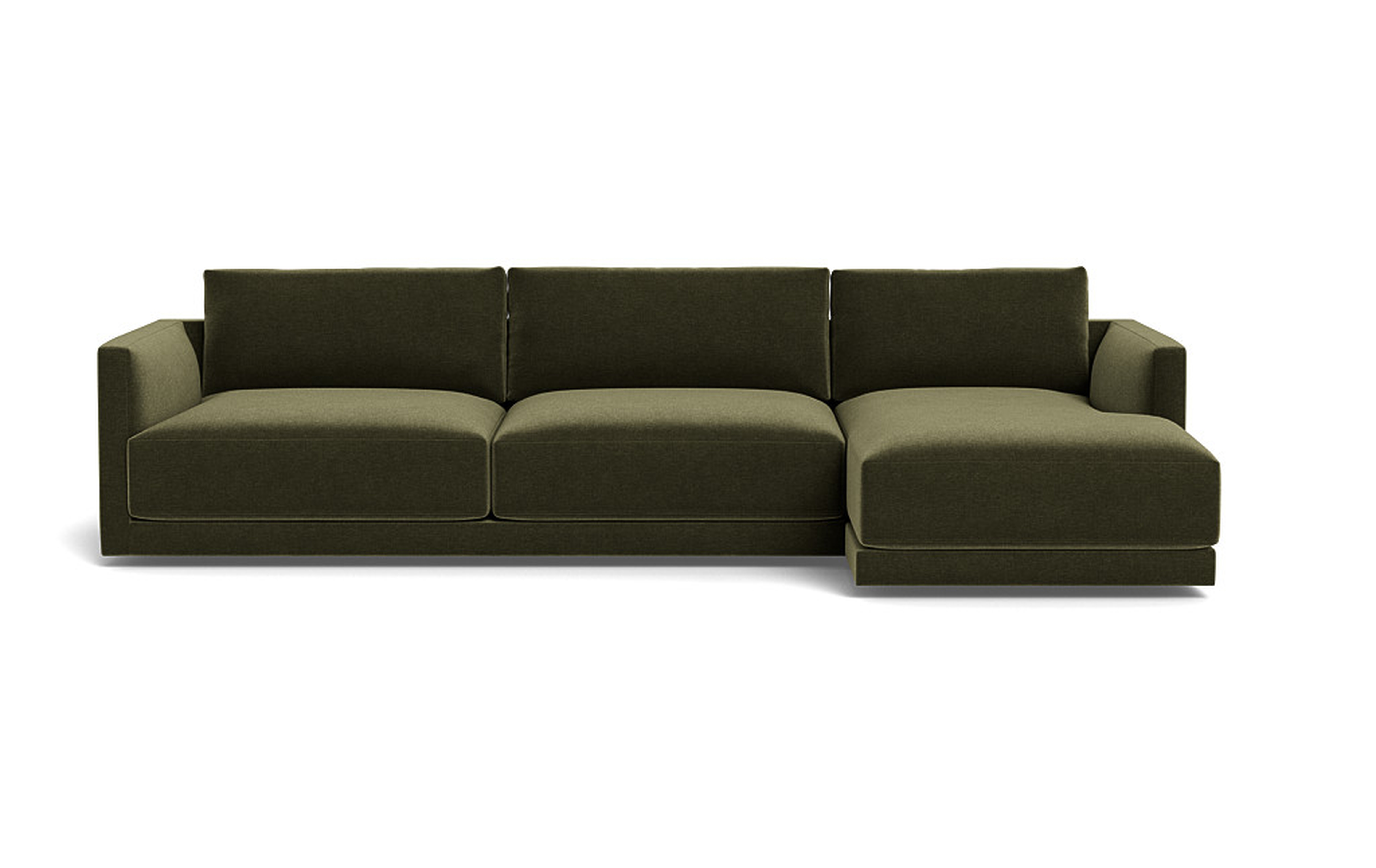 Lukas 3-Seat Right Chaise Sectional - Interior Define
