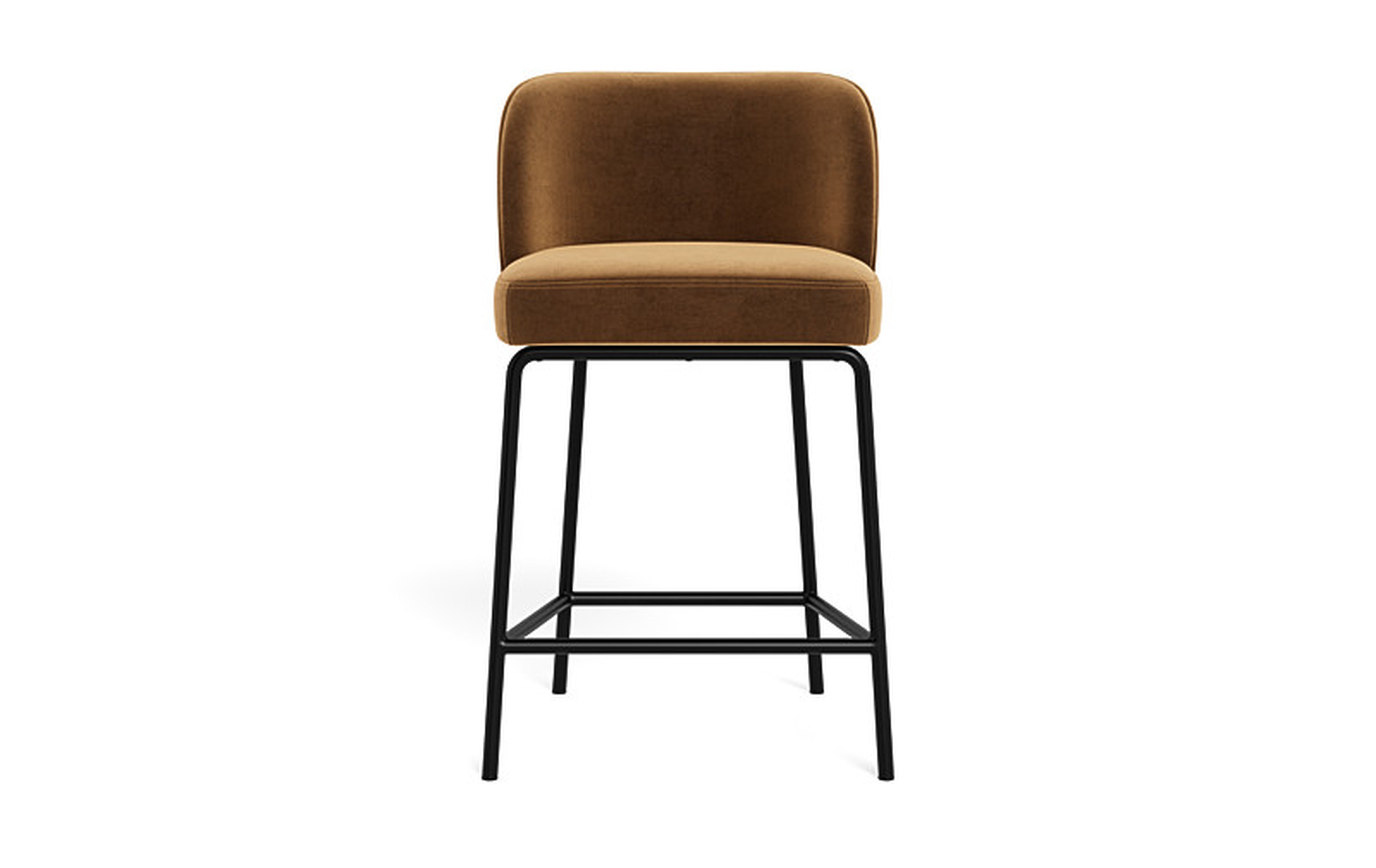Graham Metal Framed Upholstered Counter Stool - Interior Define