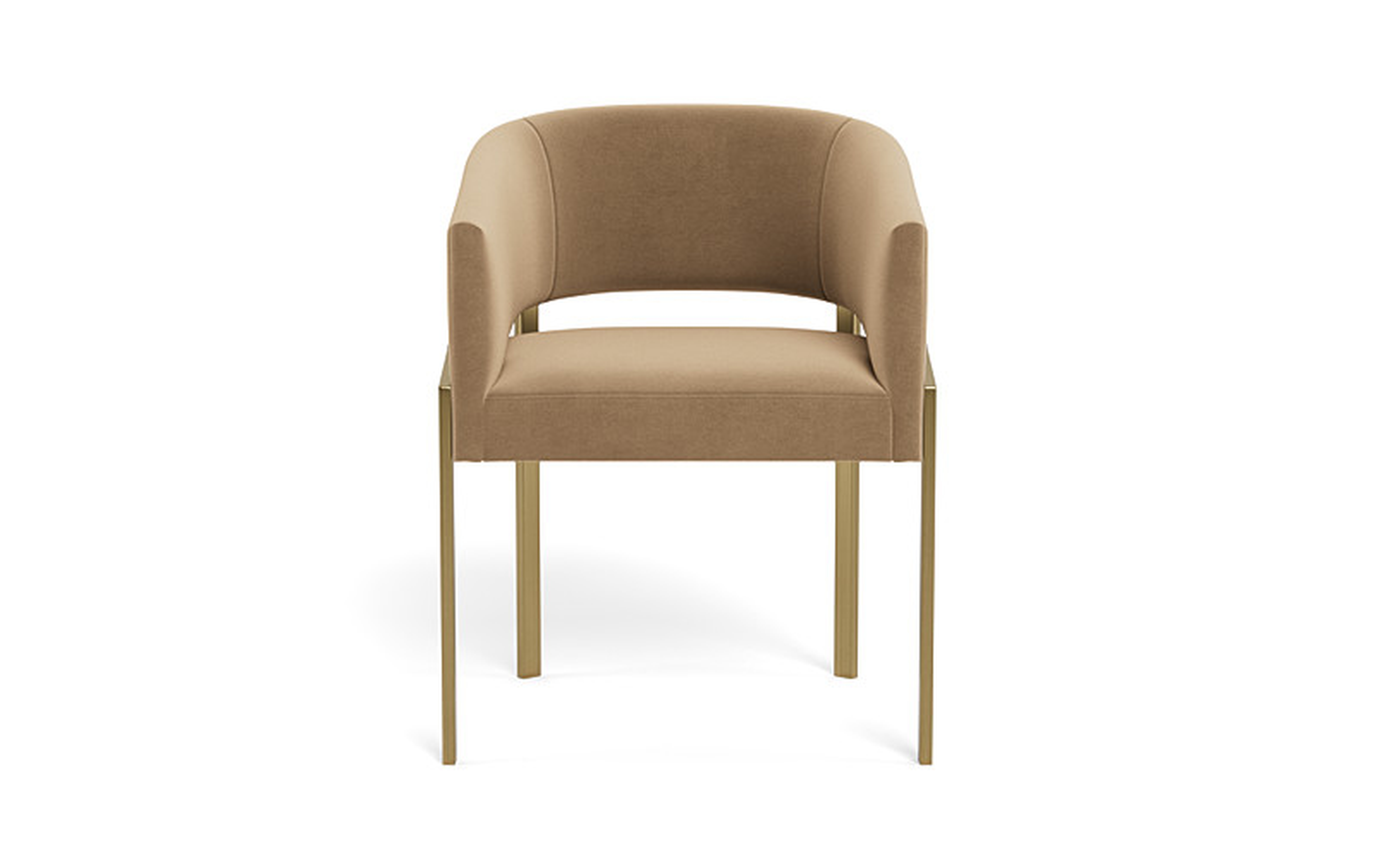Mina Metal Framed Upholstered Chair - Interior Define
