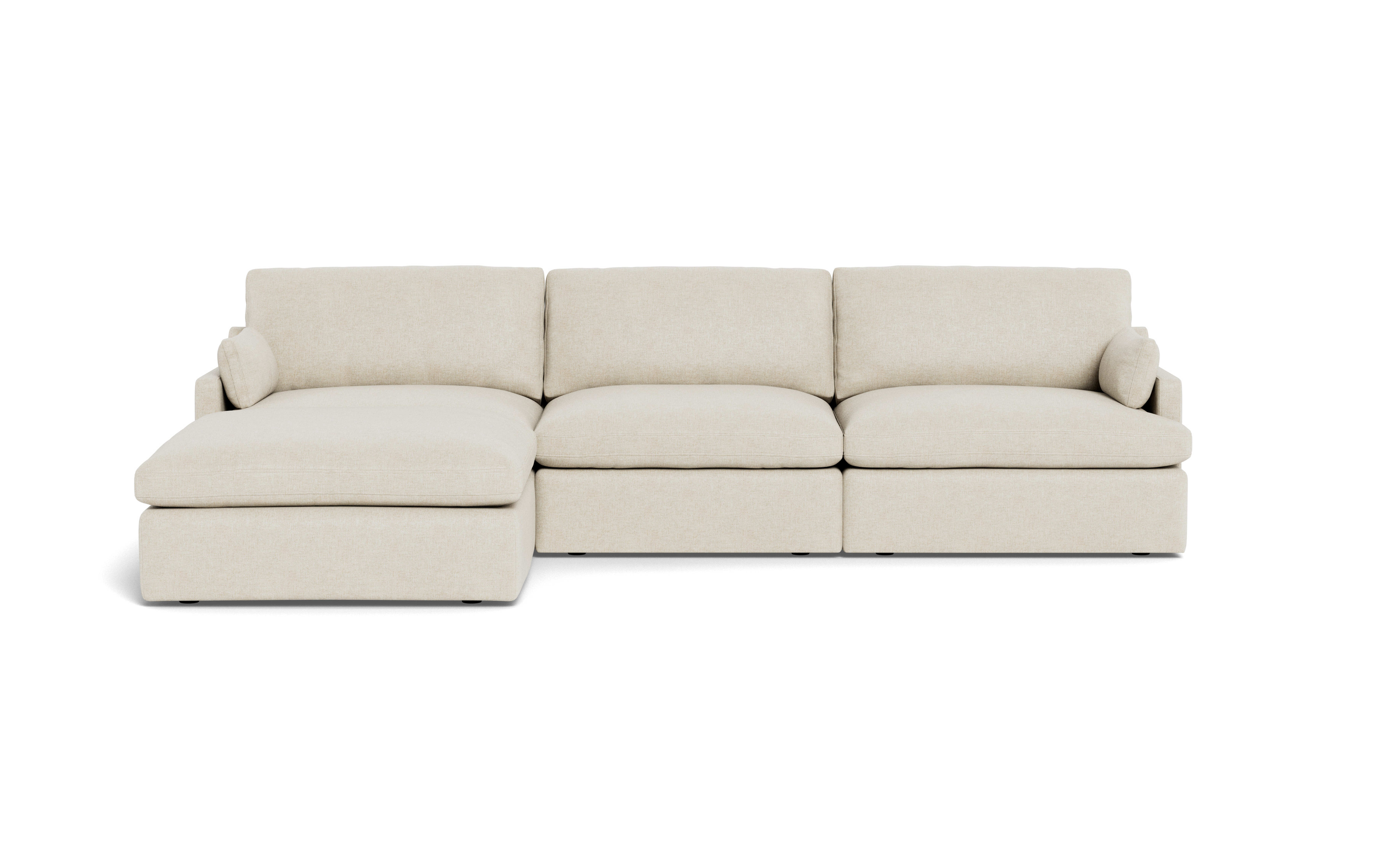 Hayes Modular 3-Seat Reversible Chaise Sectional - Interior Define