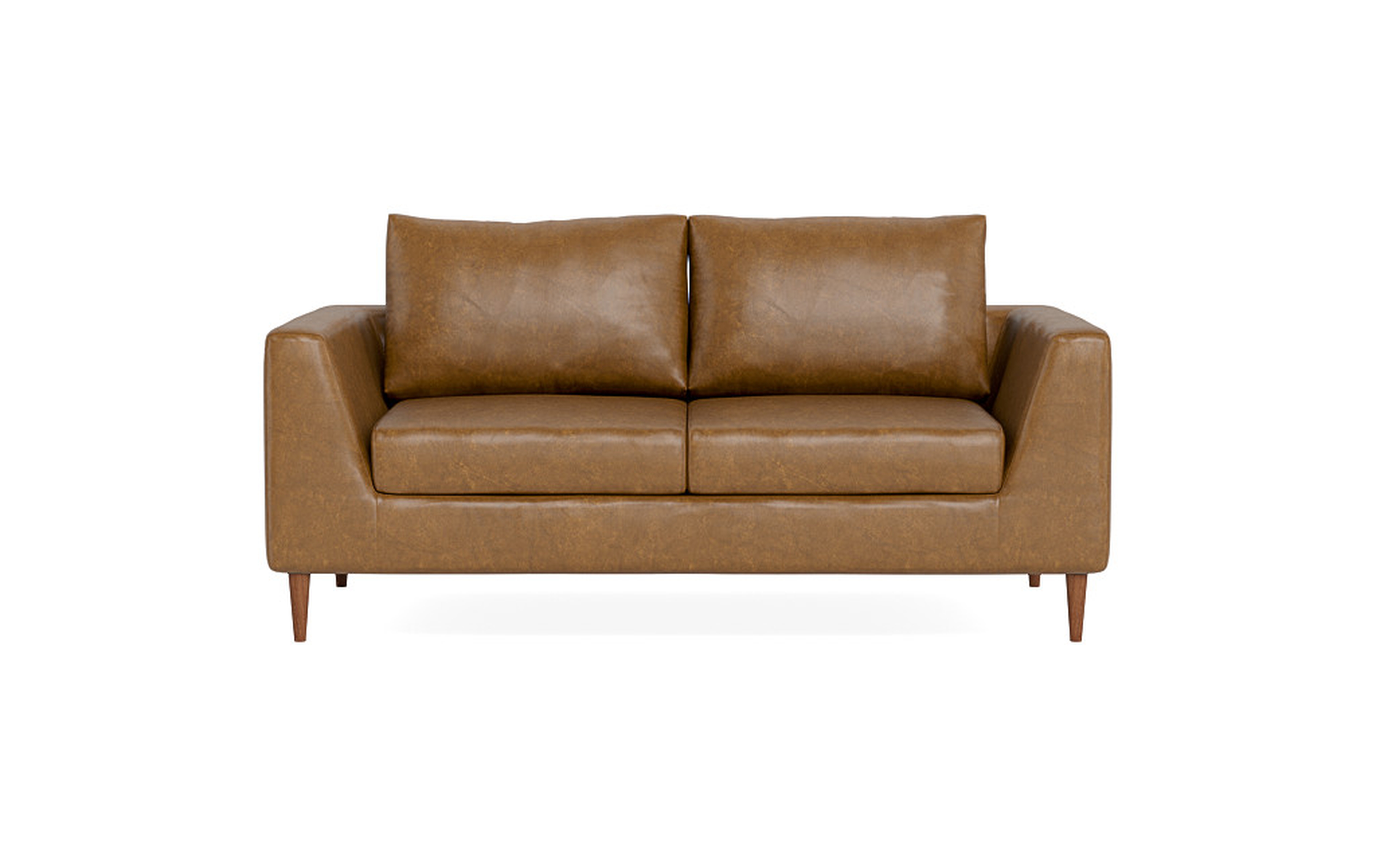 Asher Leather Loveseat - Interior Define