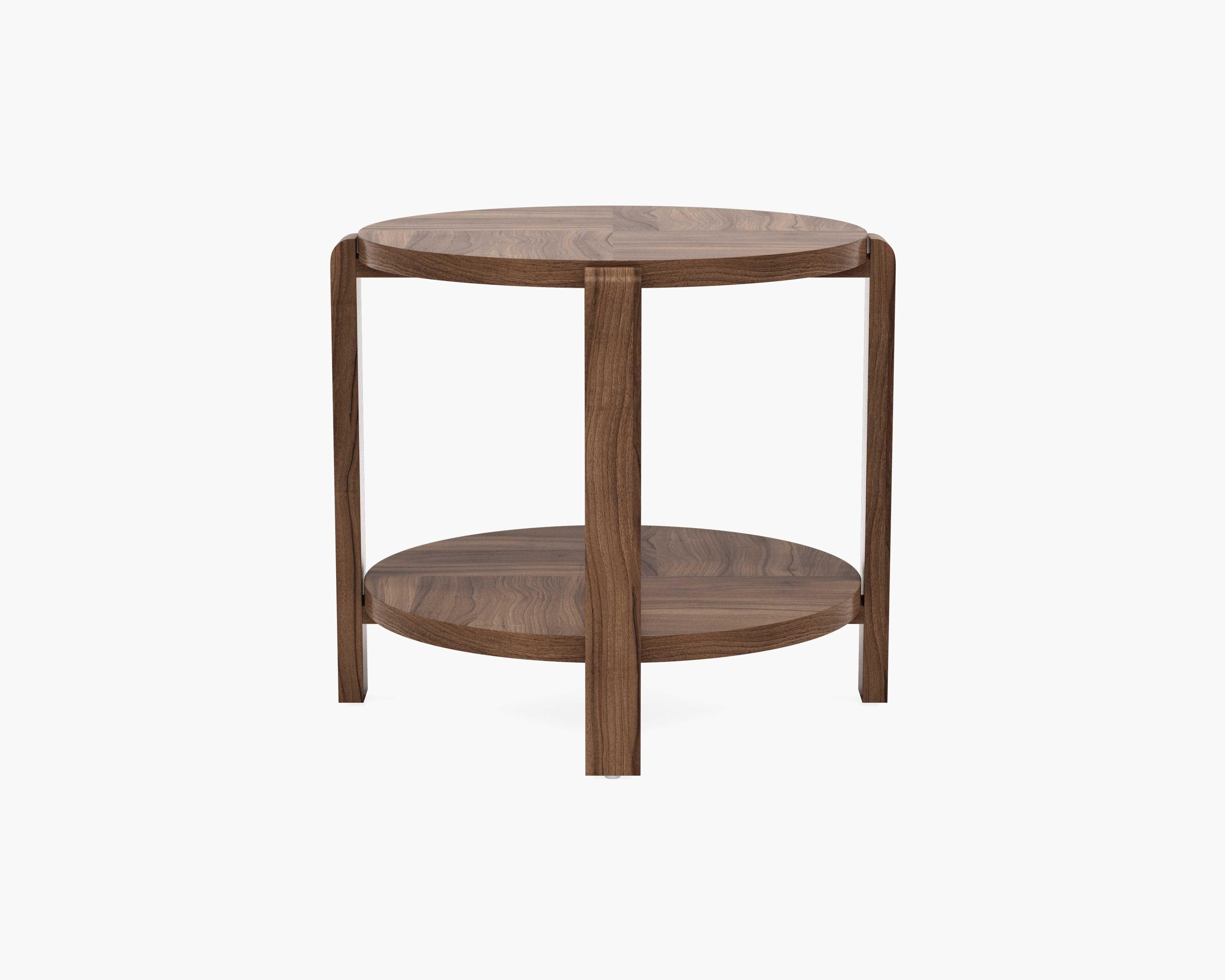 Devon Oiled Walnut Side Table - Interior Define