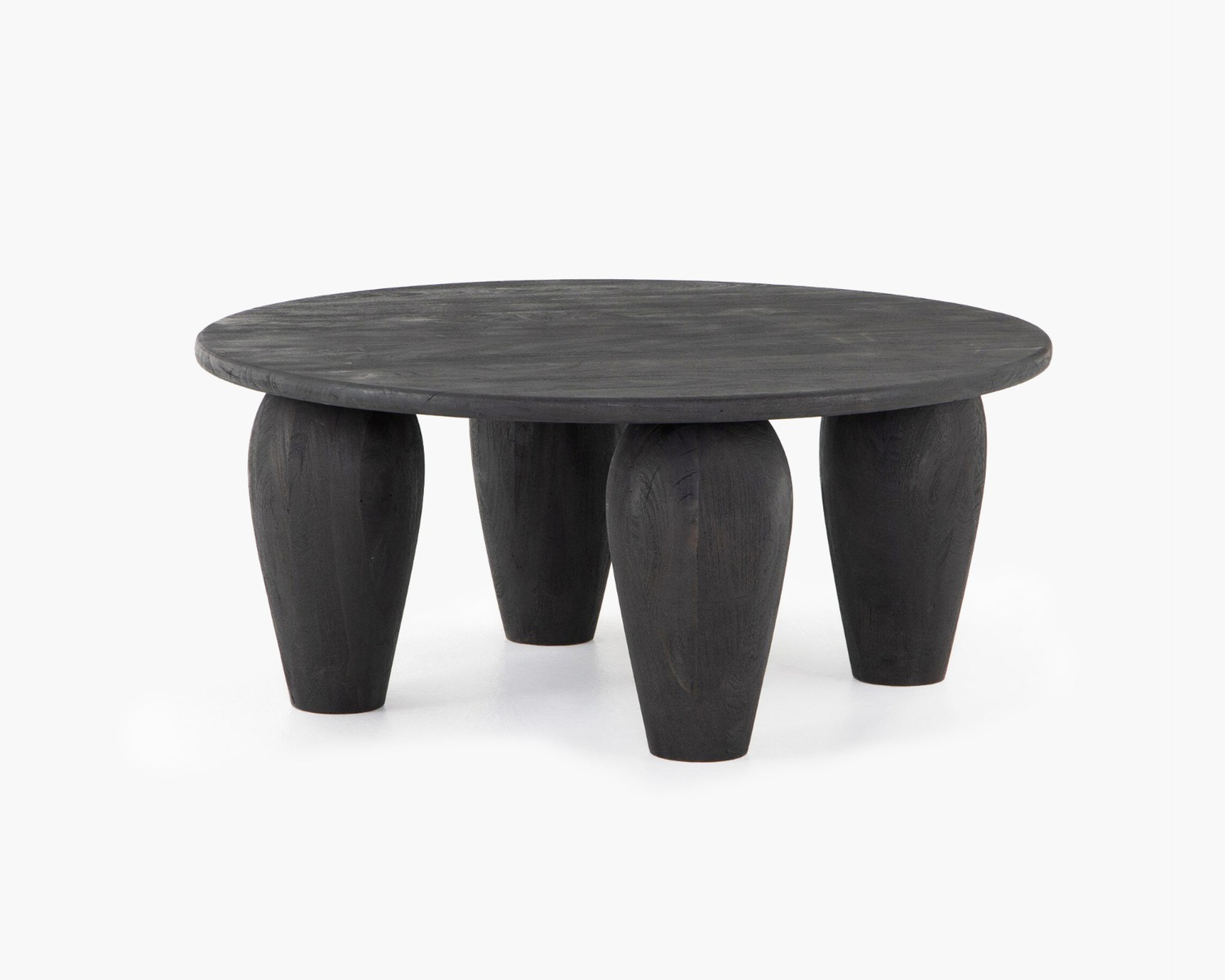 Diego Black Wood Coffee Table - Interior Define
