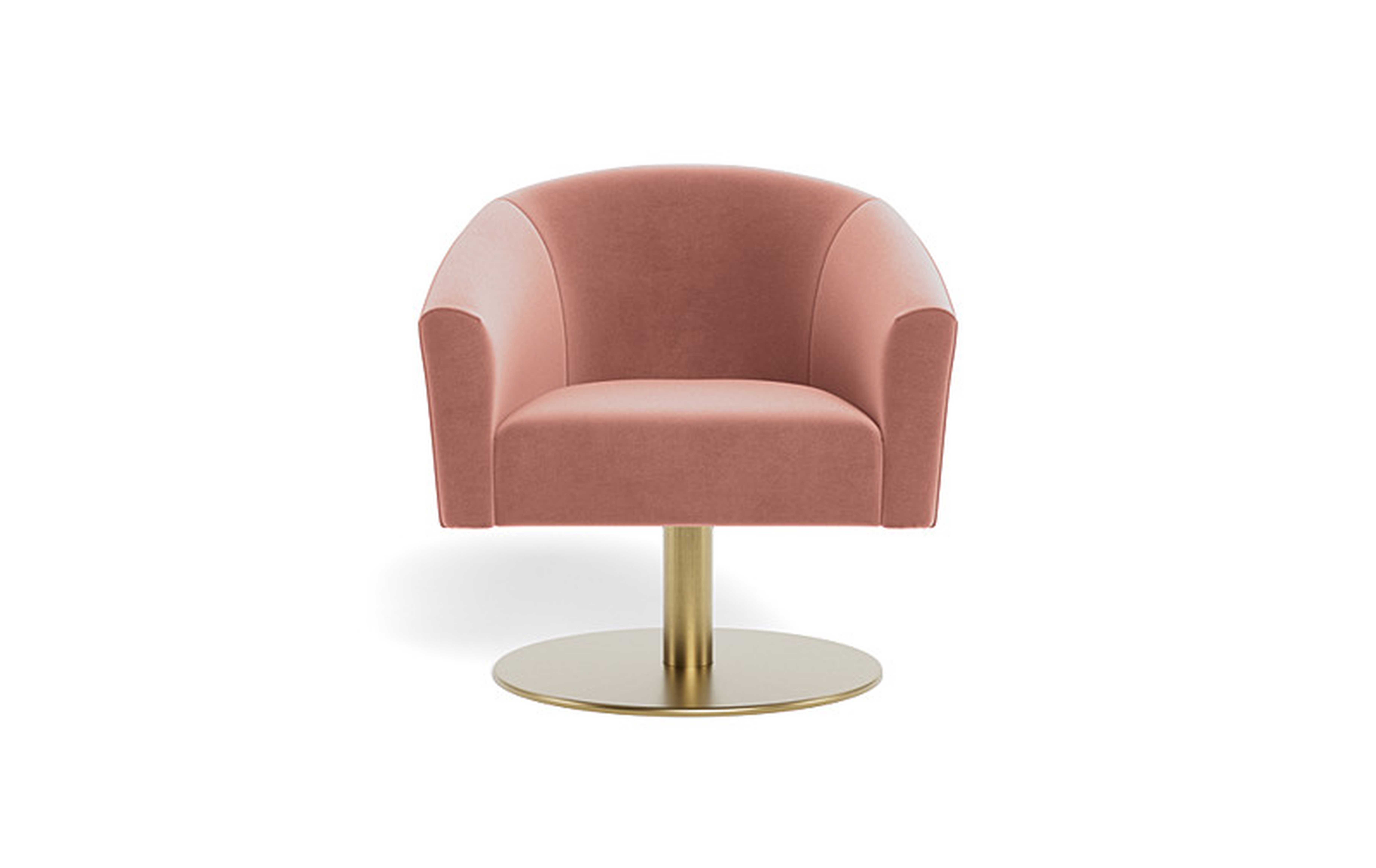 Tegan Pedestal Swivel Chair - Interior Define