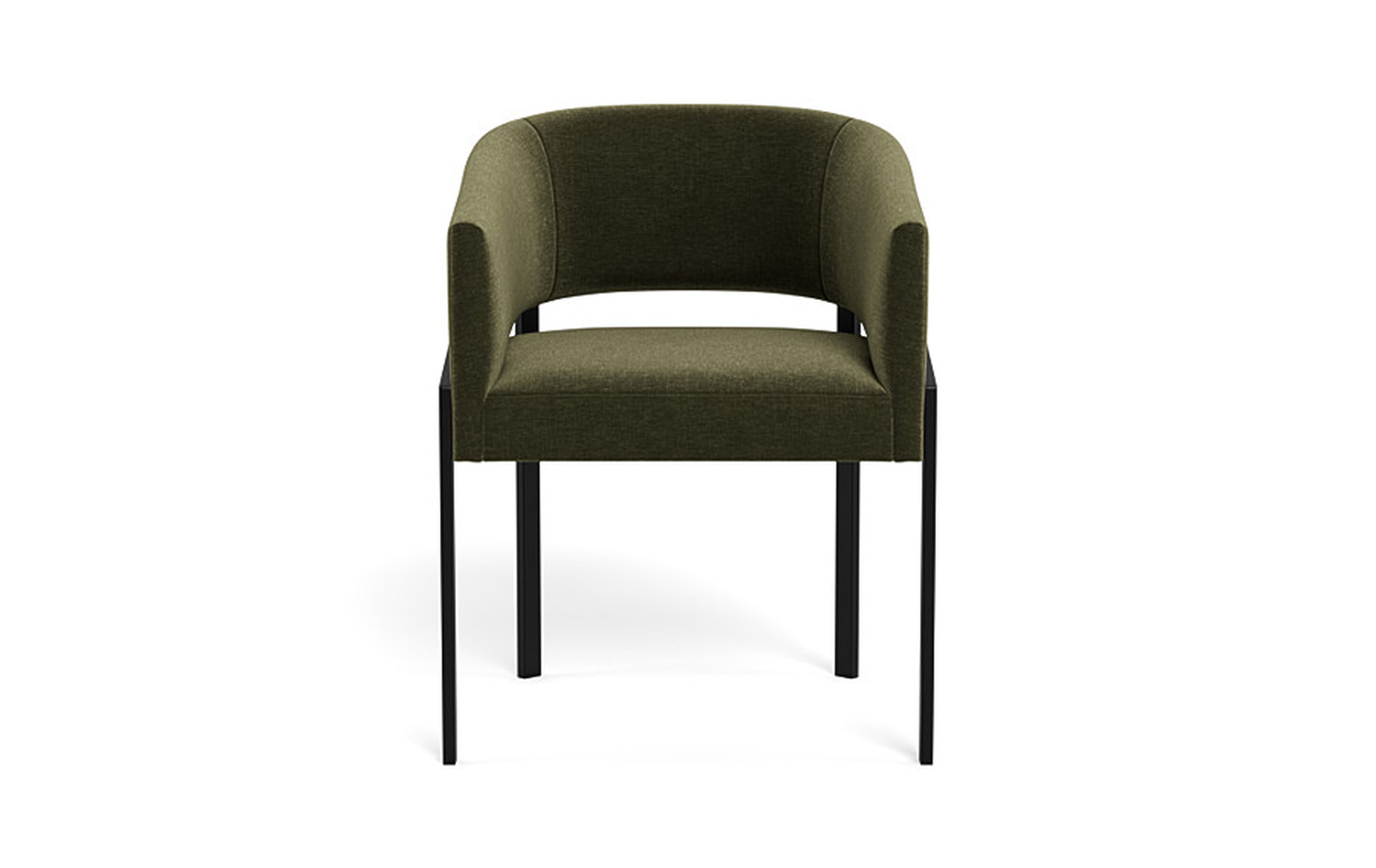 Mina Metal Framed Upholstered Chair - Interior Define