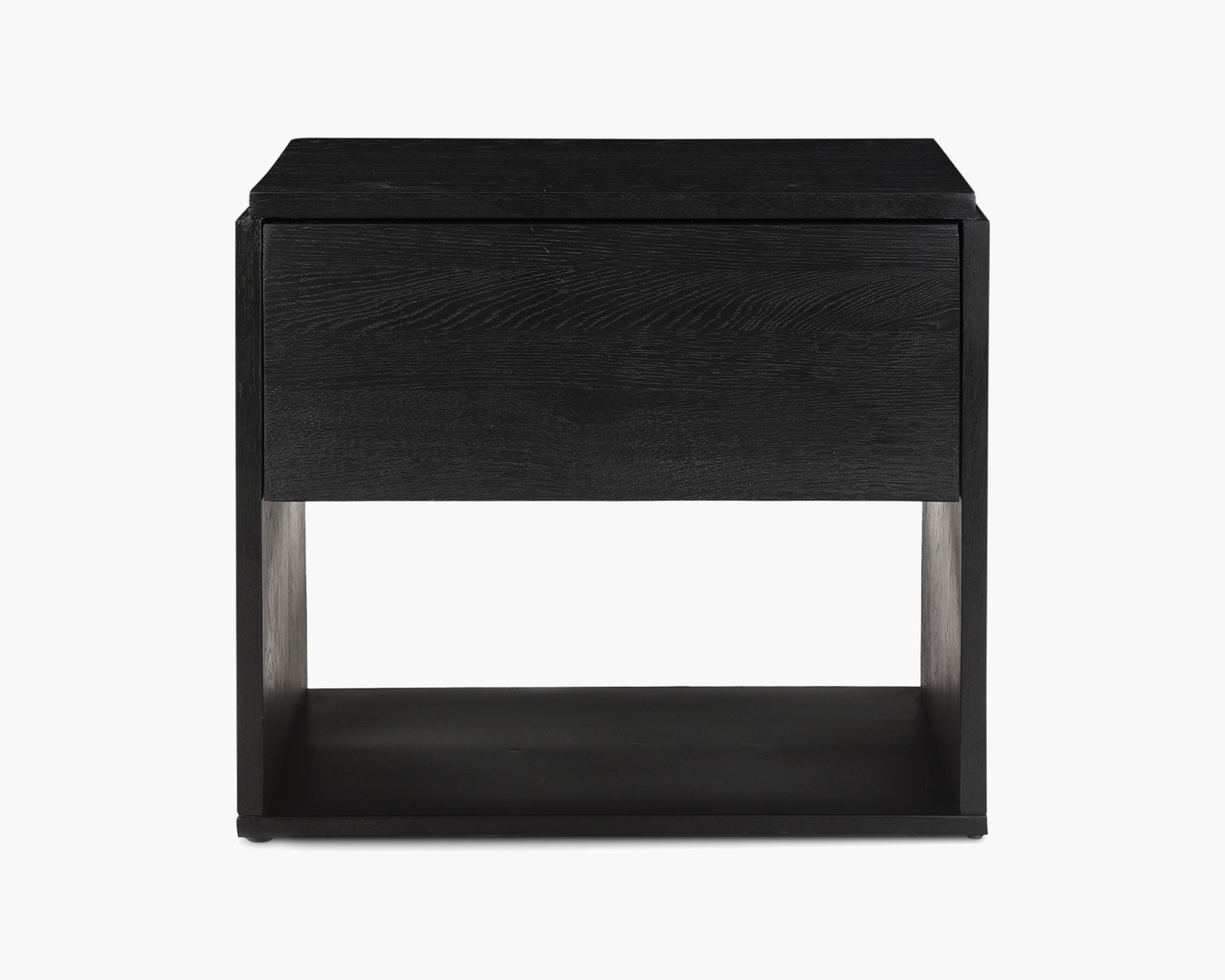 Patton Black Nightstand - Interior Define