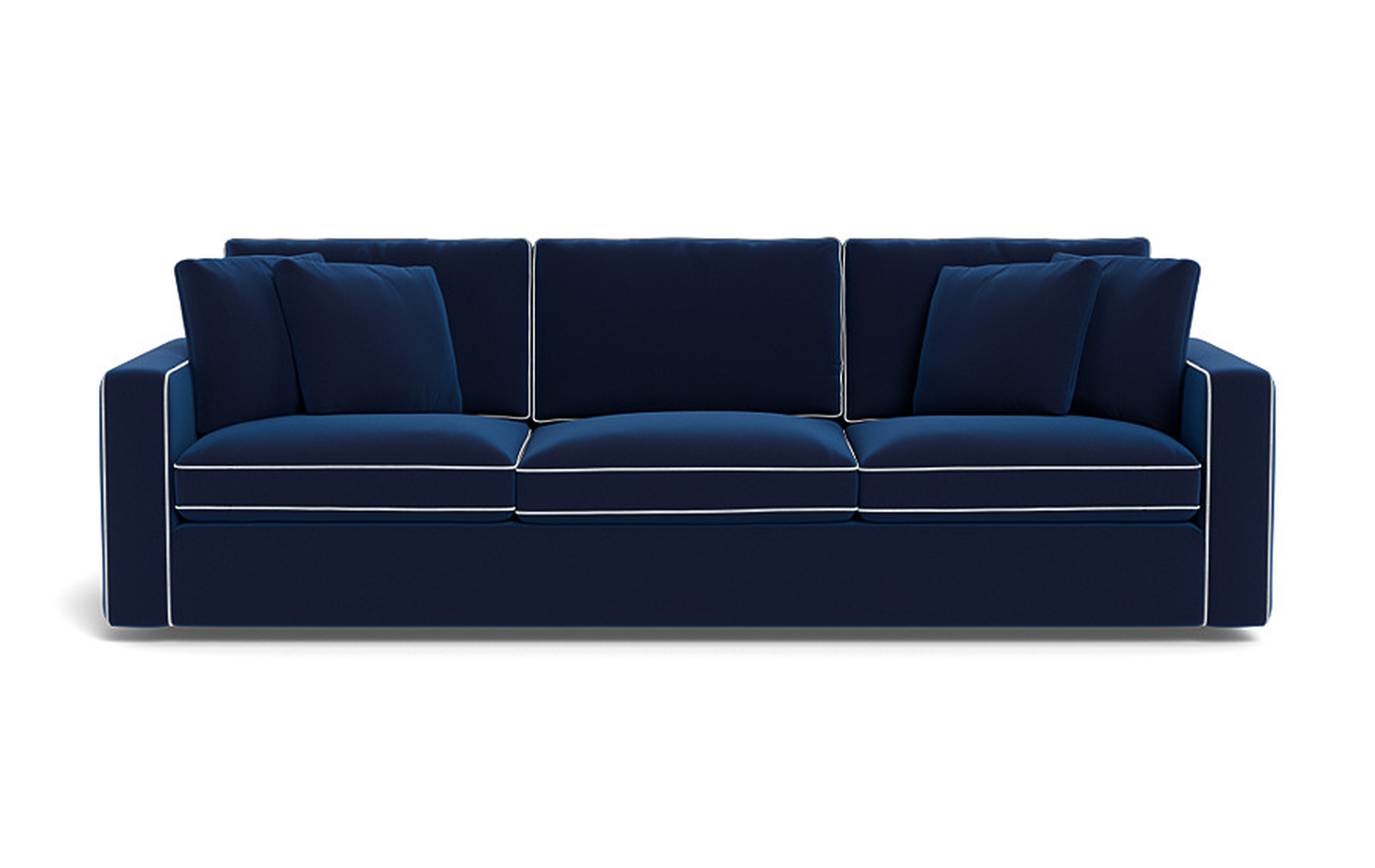 James 3-Seat Sofa with Contrast Piping - Interior Define