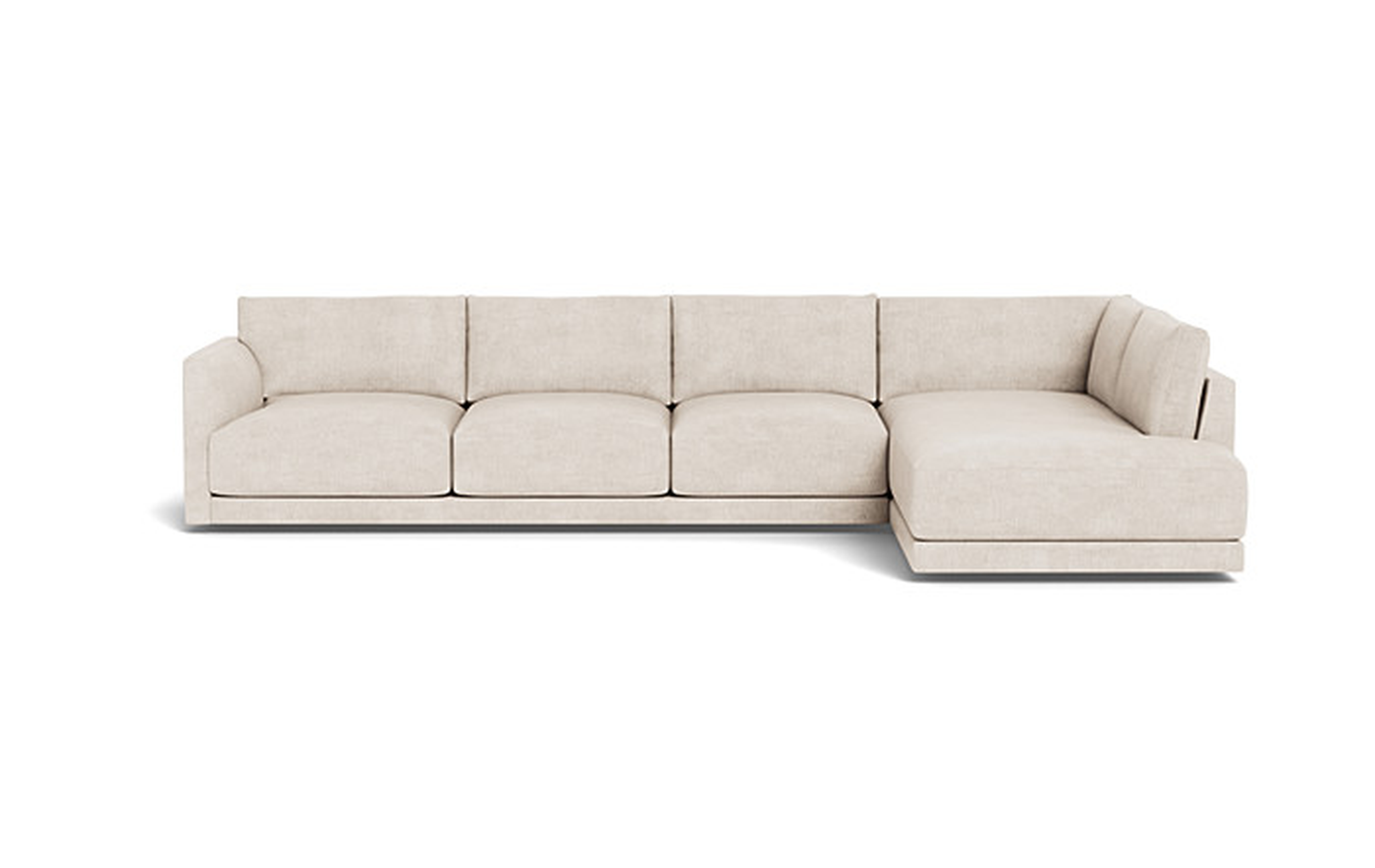 Lukas 4-Seat Right Bumper Sectional - Interior Define