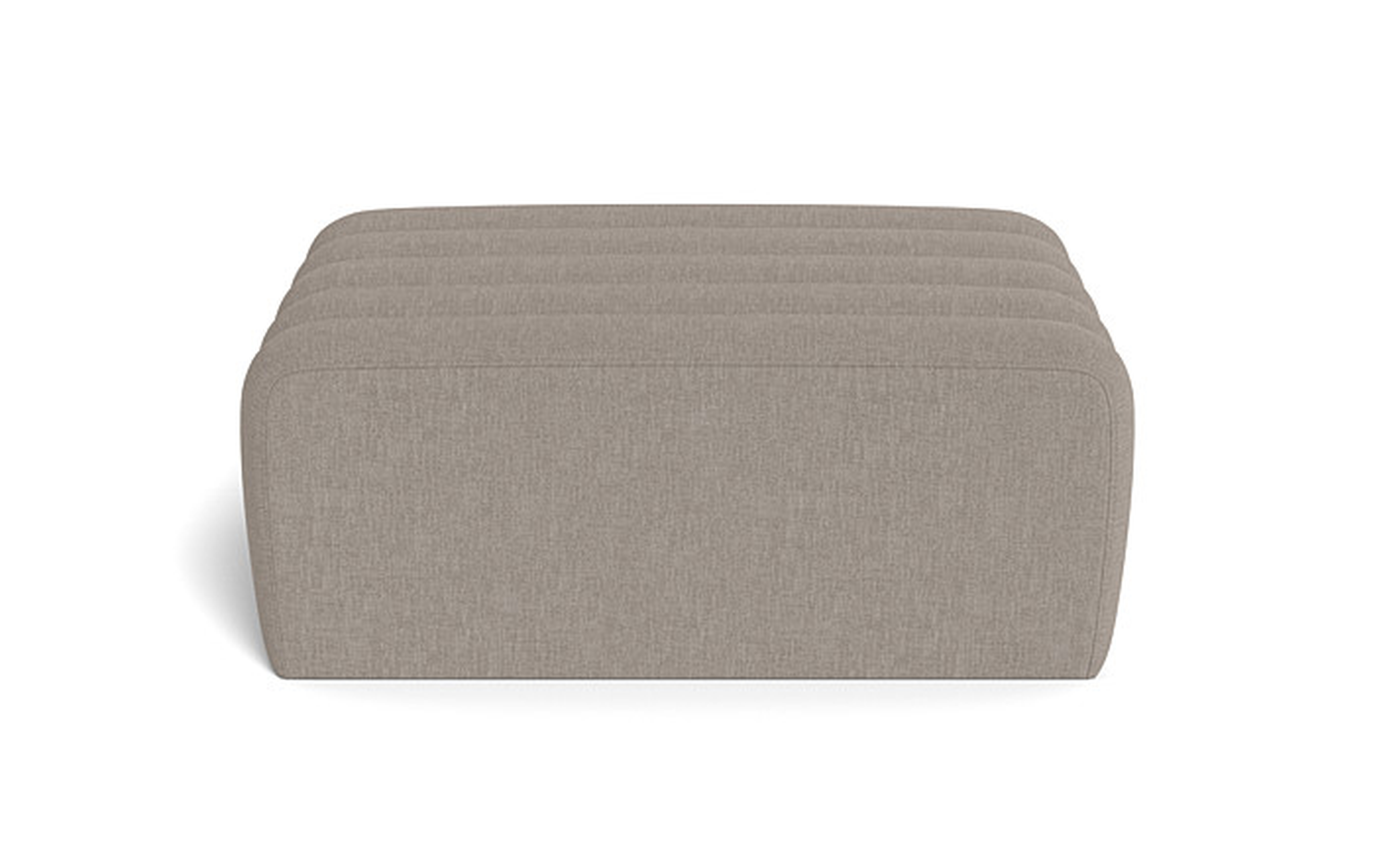 Kellan Channel Tufted Coffee Table Ottoman - Interior Define
