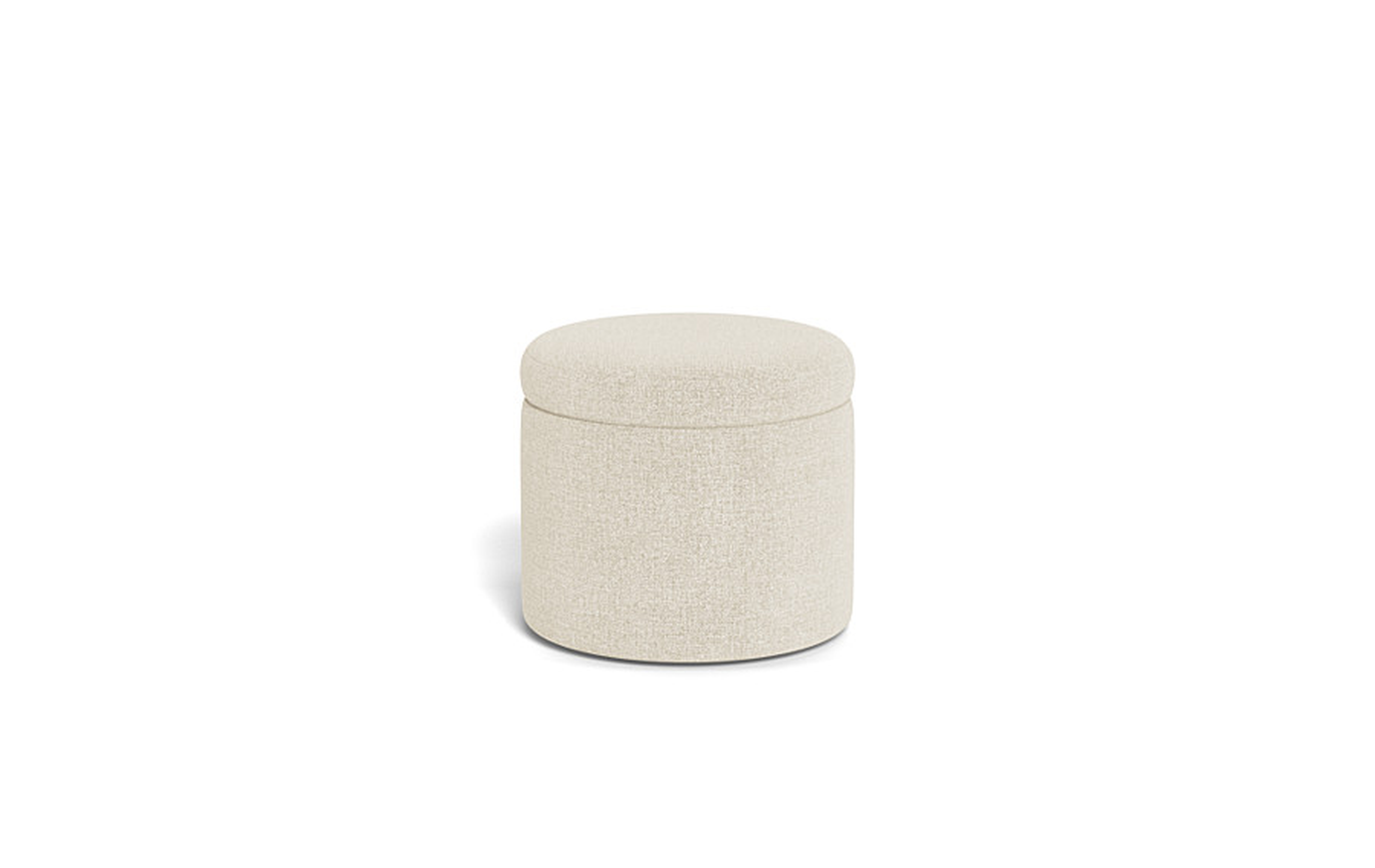 Colten Round Storage Stool Ottoman - Interior Define