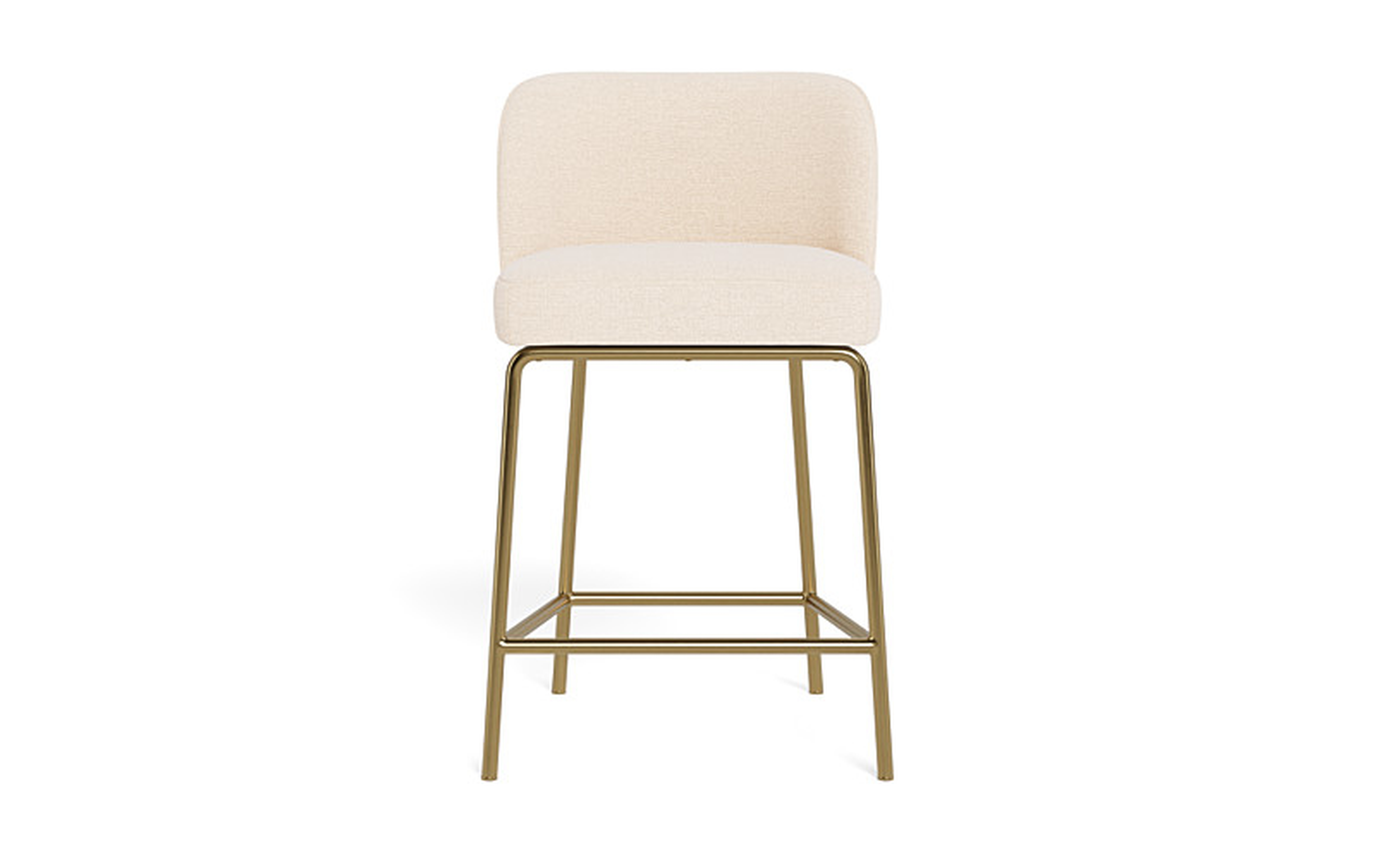 Graham Metal Framed Upholstered Counter Stool - Interior Define