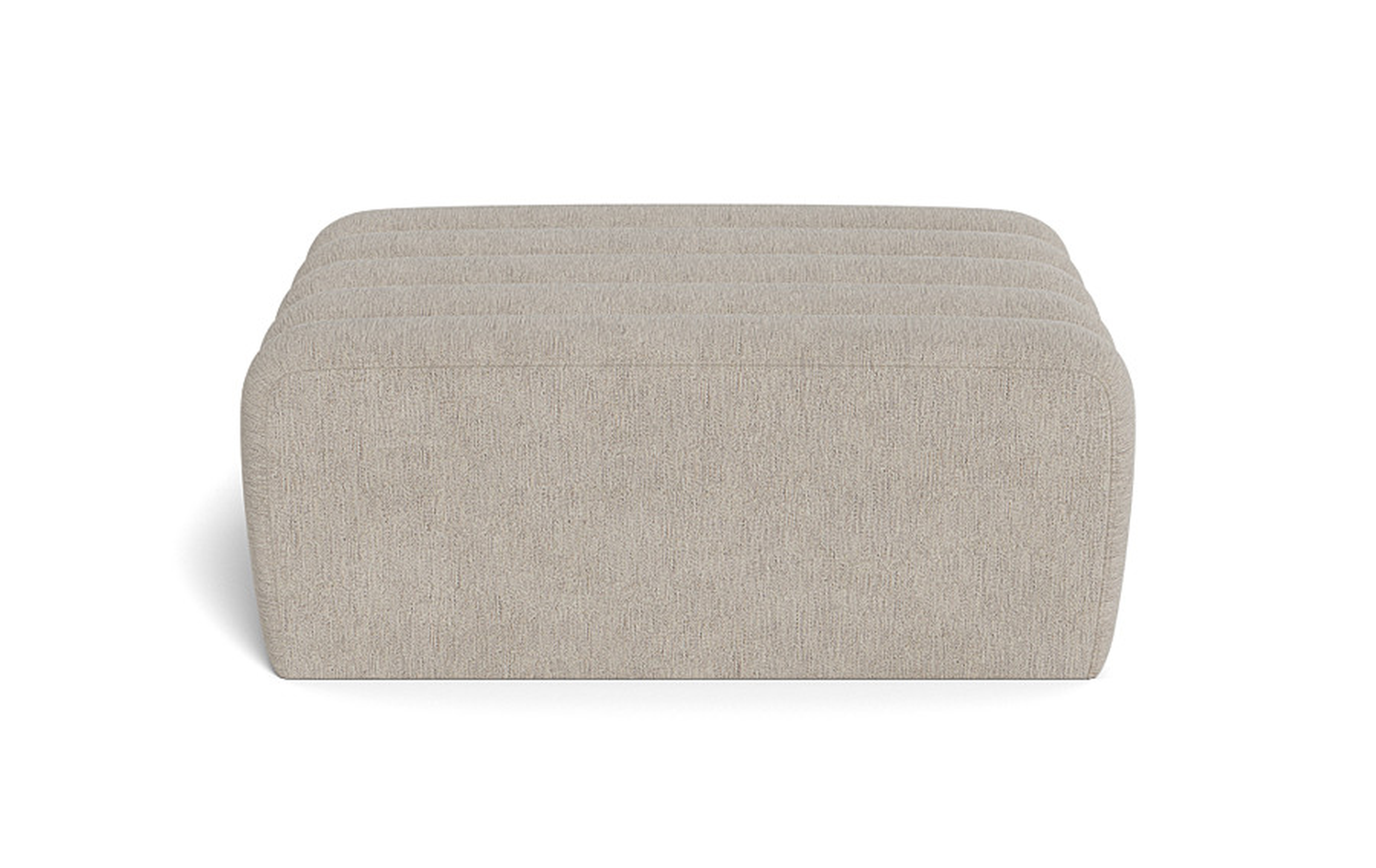 Kellan Channel Tufted Coffee Table Ottoman - Interior Define