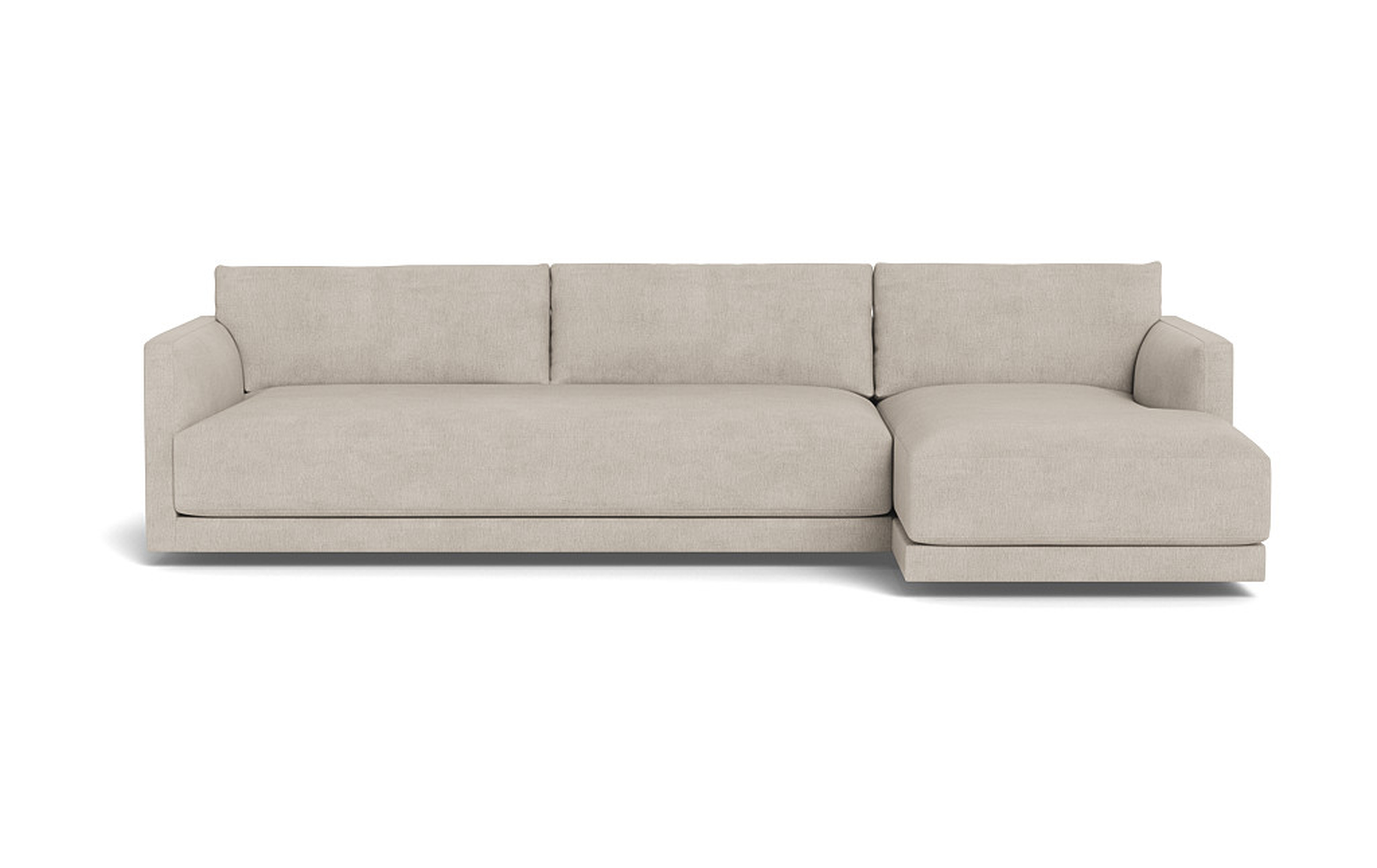 Lukas 3-Seat Right Chaise Sectional - Interior Define
