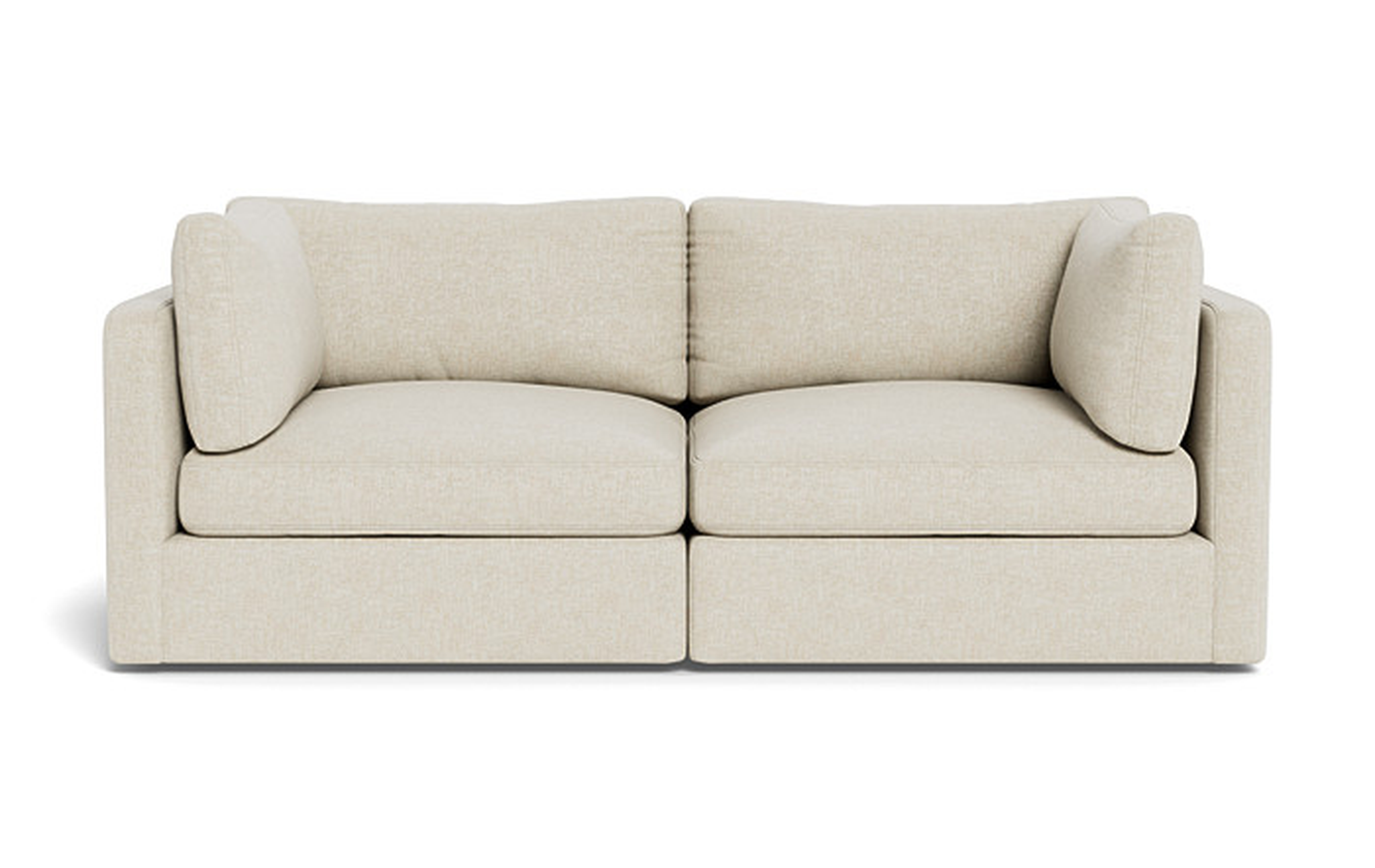 Tatum Modular Fabric Loveseat - Interior Define