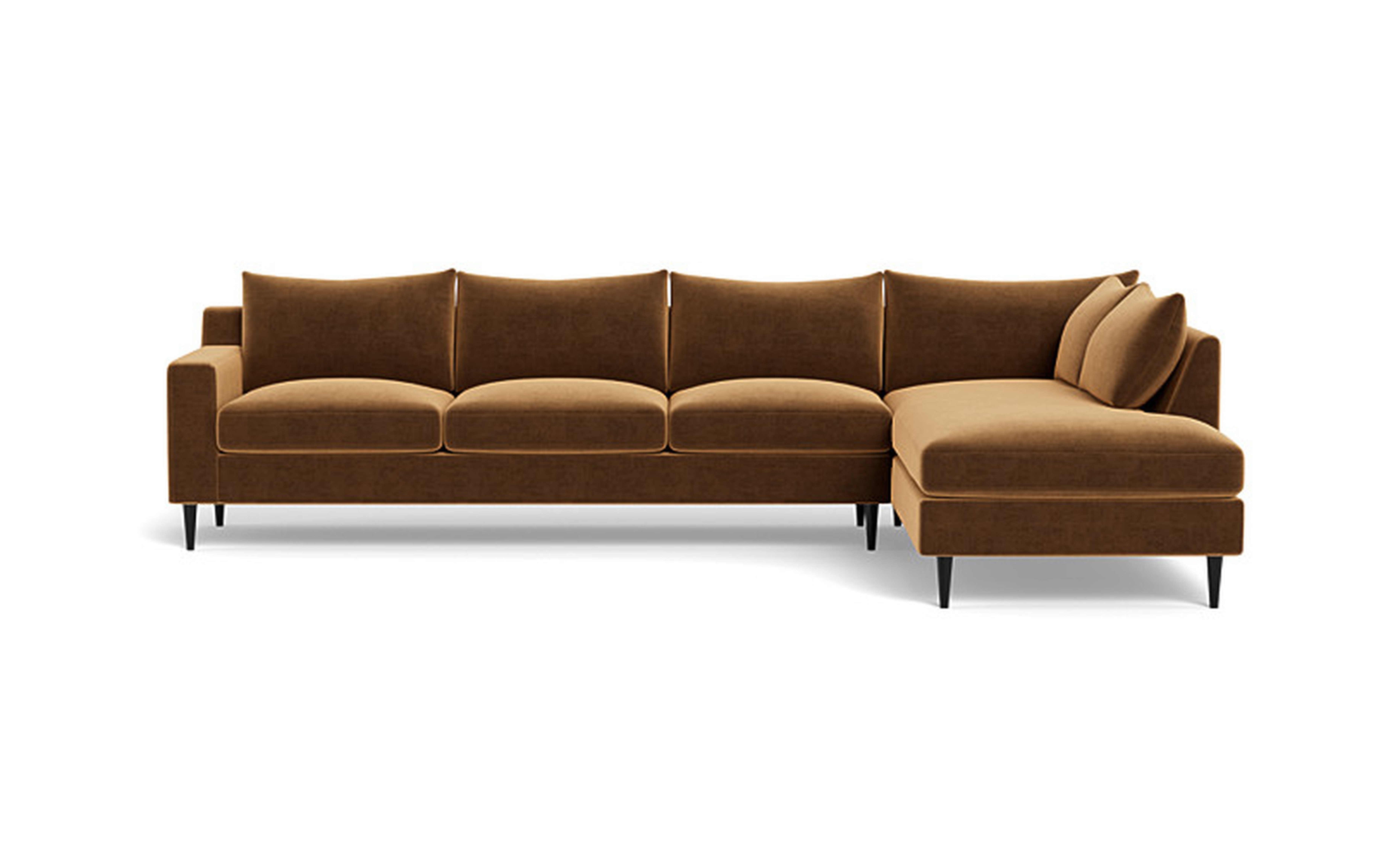 Sloan 4-Seat  Bumper Sectional - Interior Define