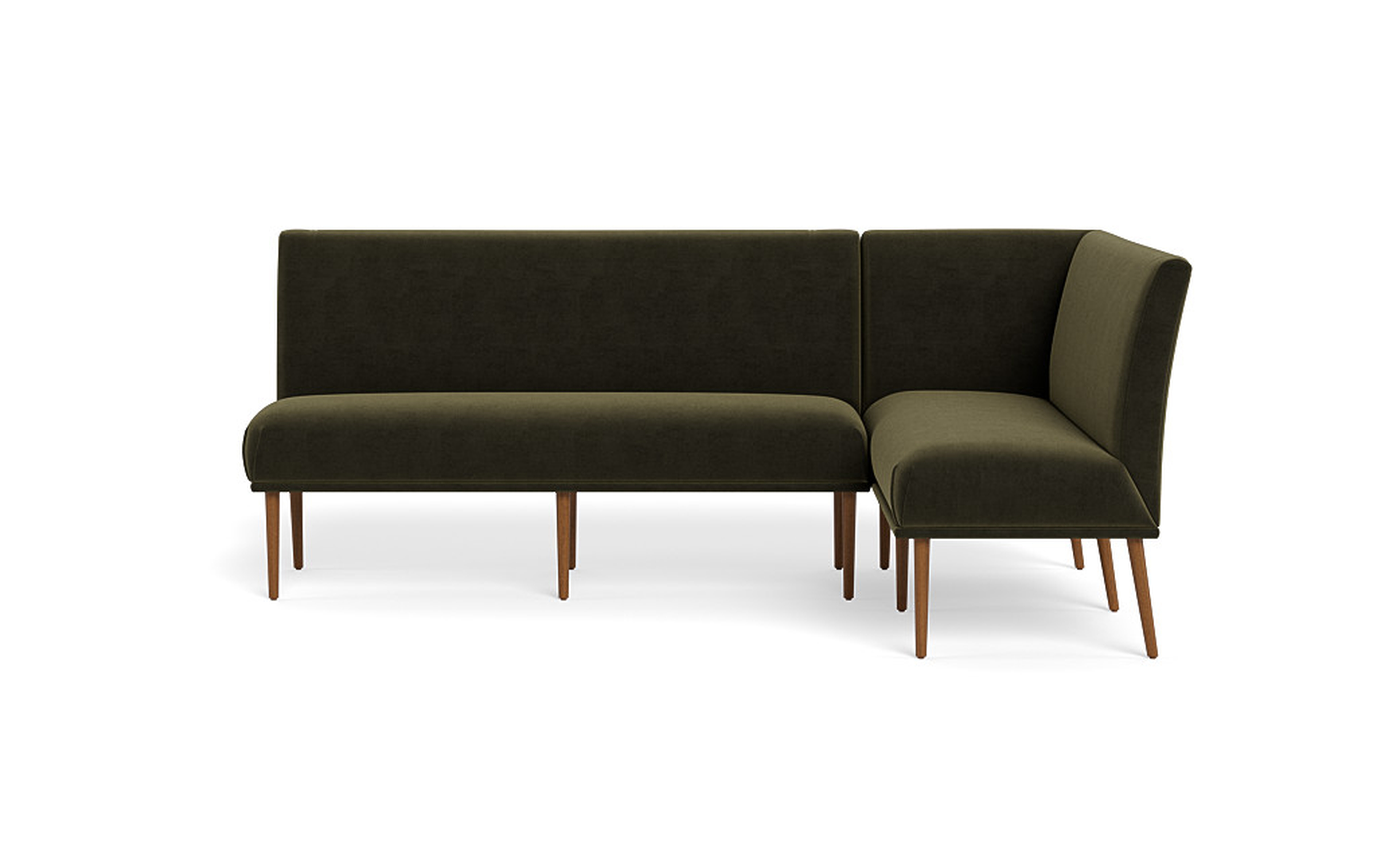 Dorian Upholstered Right Banquette with Tufting Option - Interior Define