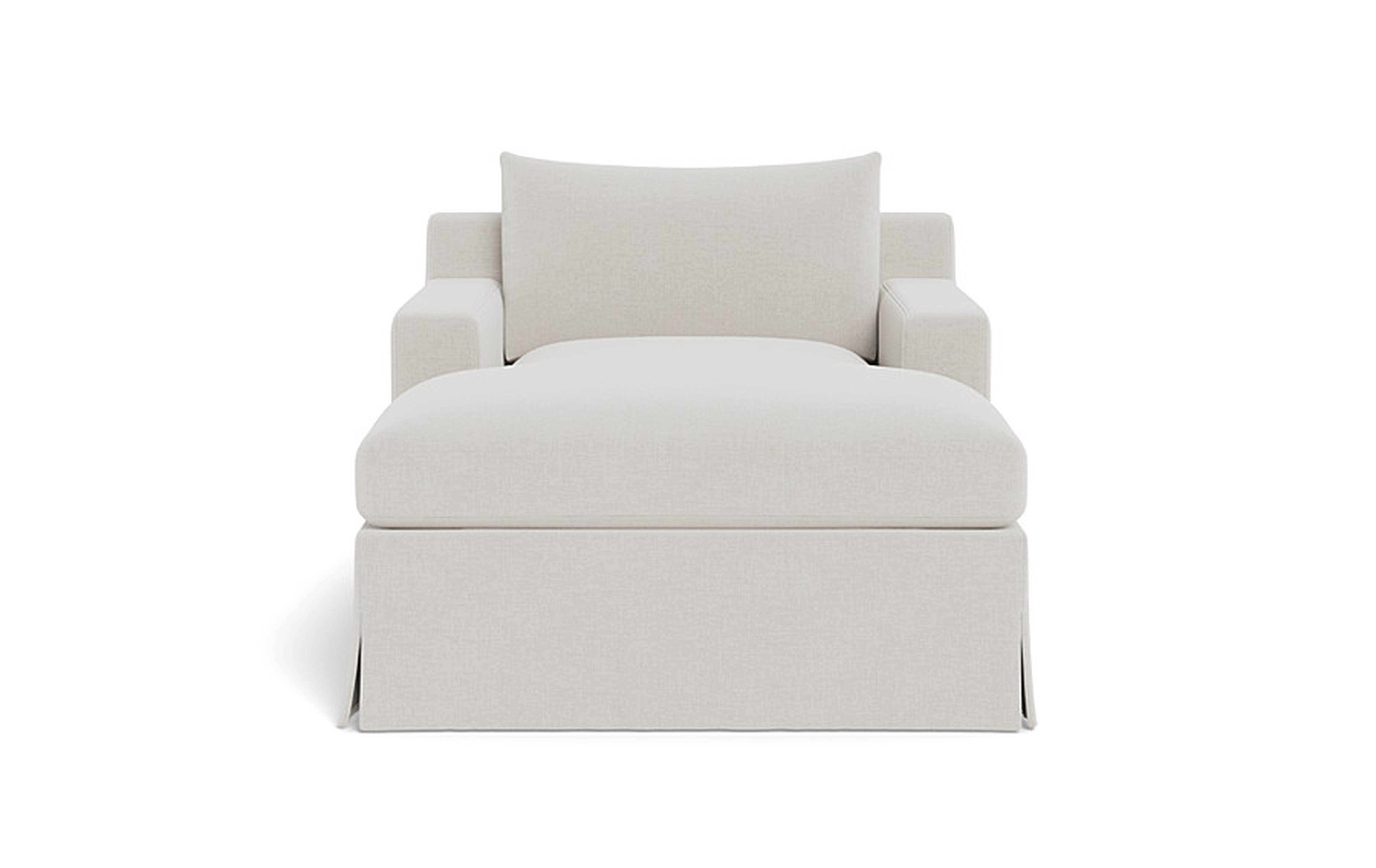 Sloan Slipcovered Chaise Lounge - Interior Define