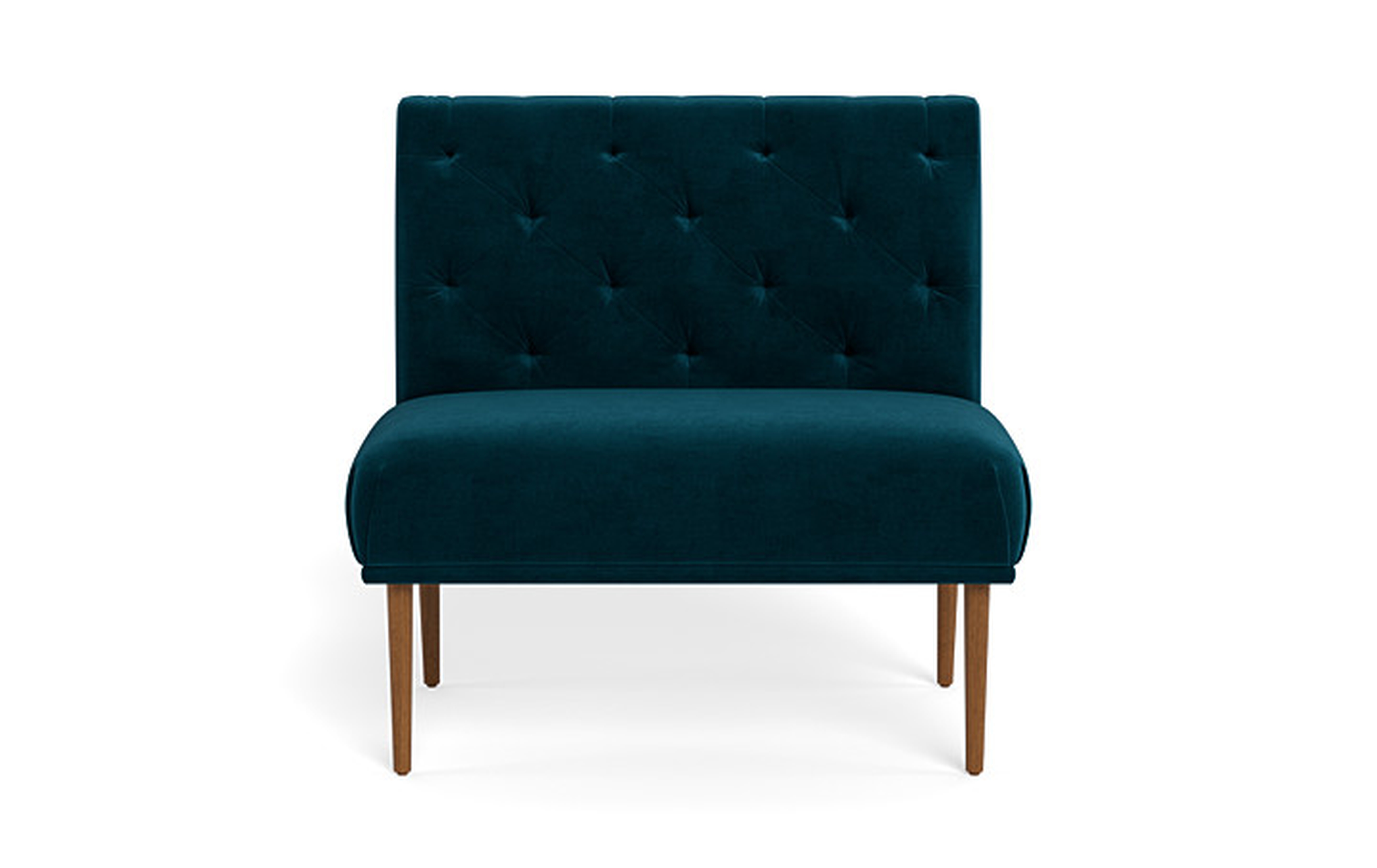 Dorian Upholstered Petite Dining Bench with Tufting Option - Interior Define
