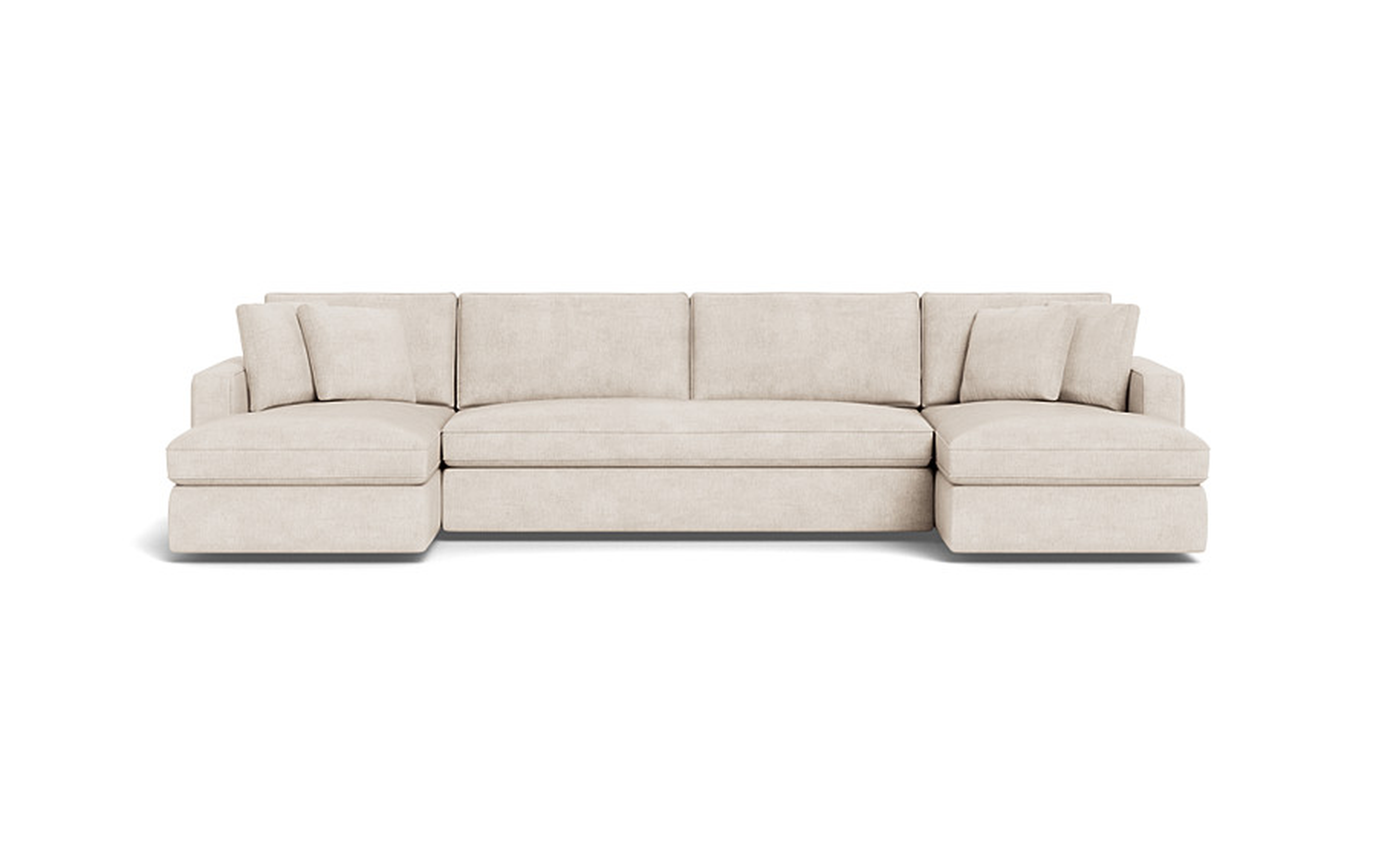 James 3-Piece 4-Seat U Chaise Sectional - Interior Define