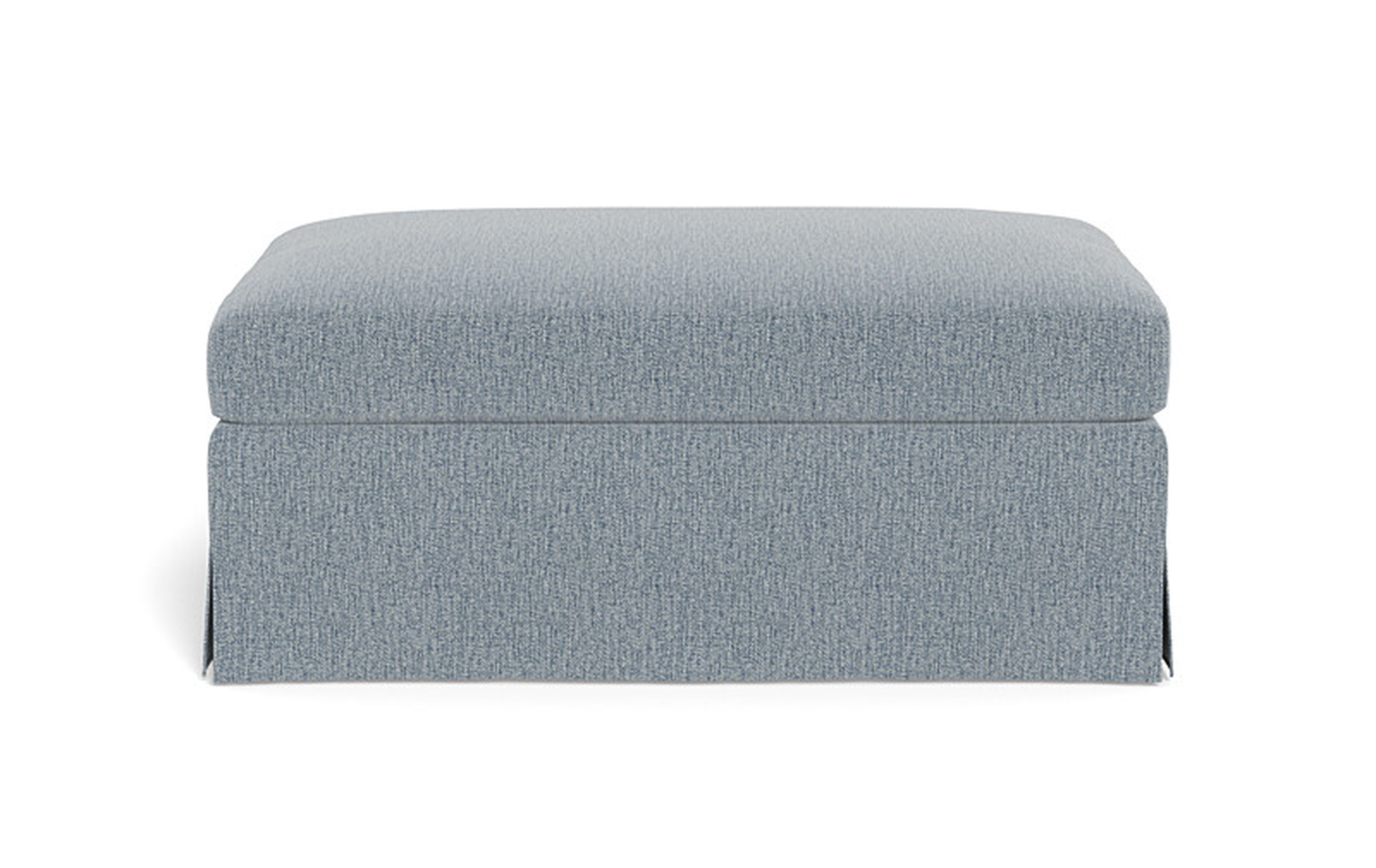 Sloan Slipcovered Ottoman - Interior Define