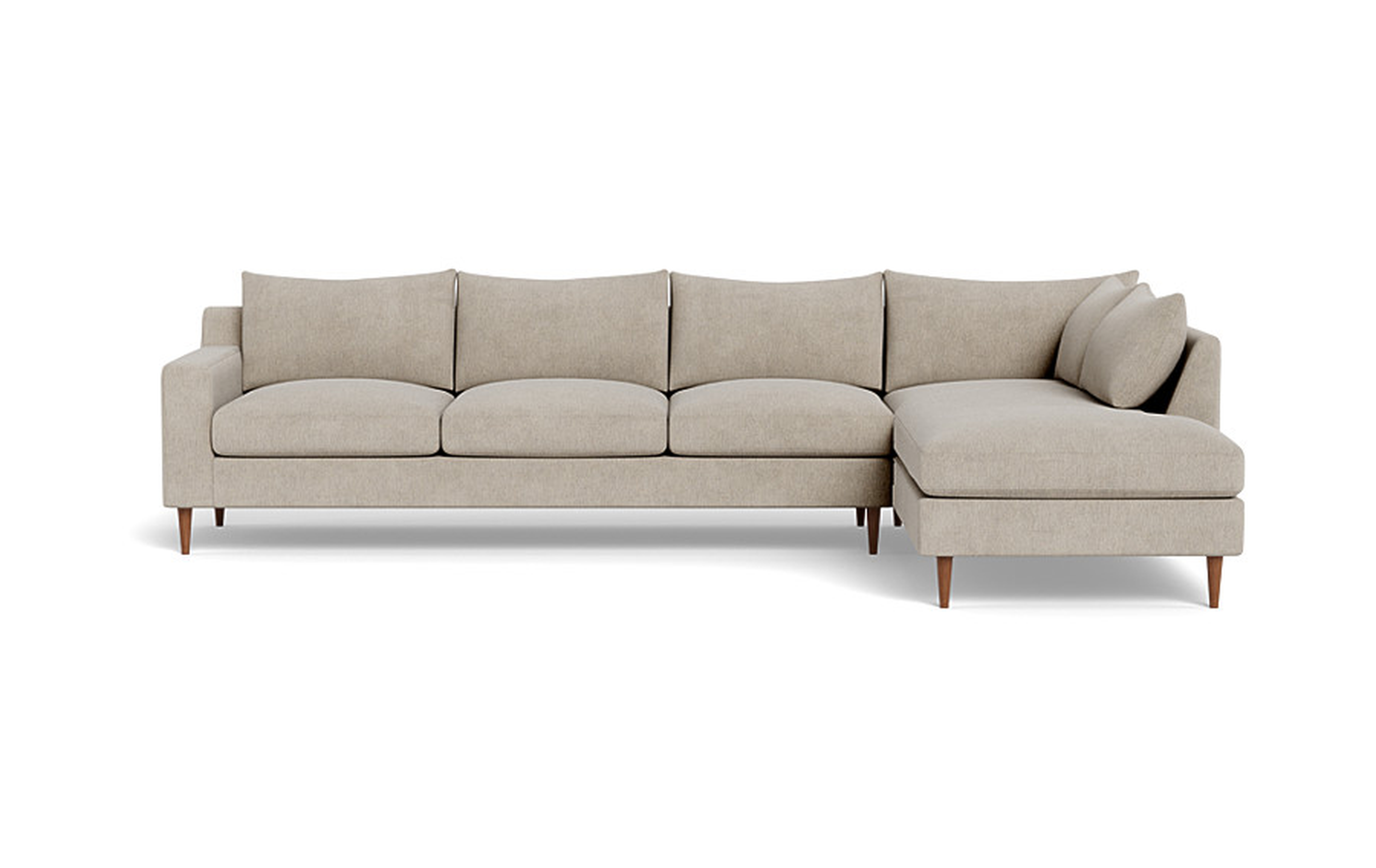 Sloan 4-Seat  Bumper Sectional - Interior Define