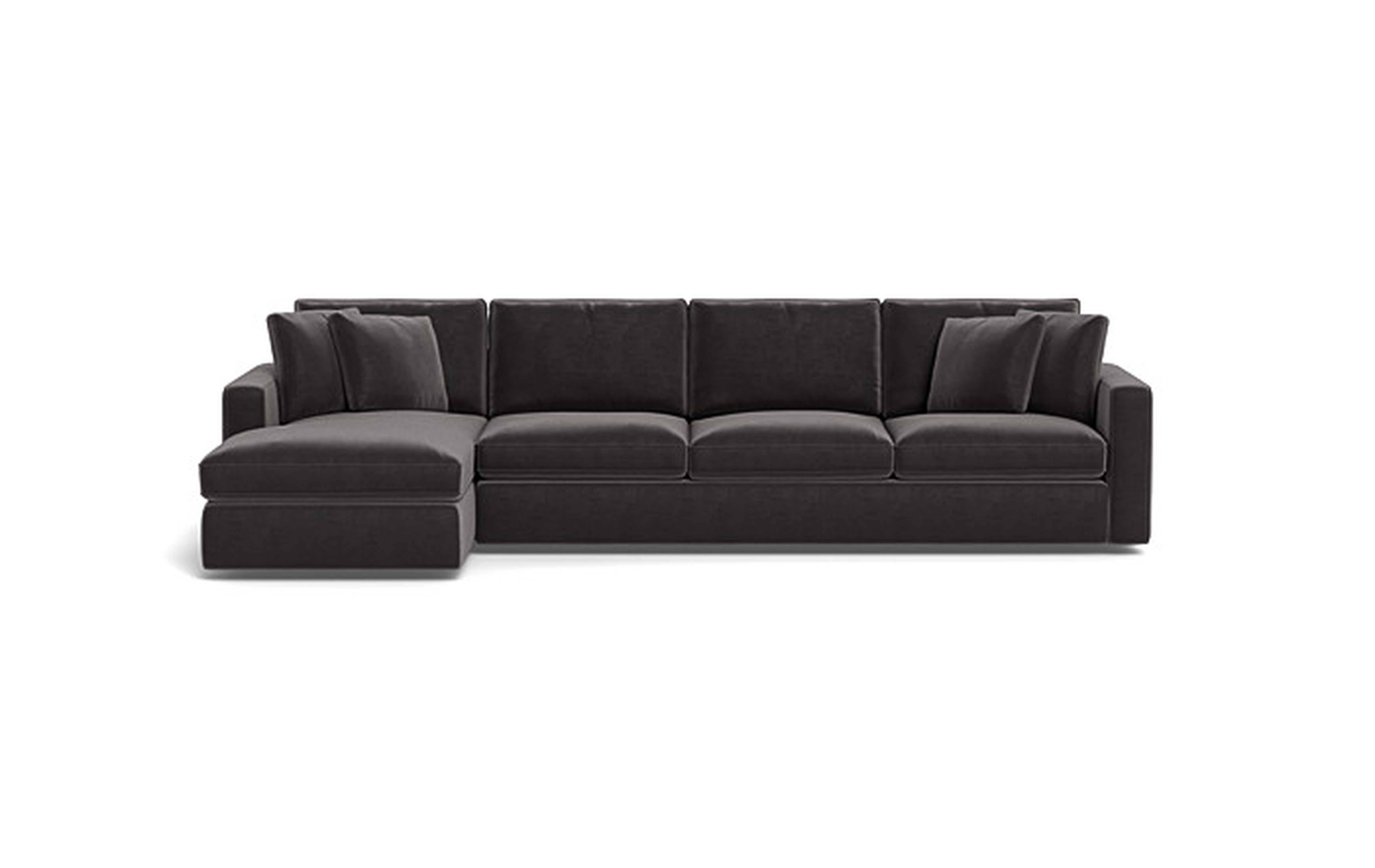 James 4-Seat Left Chaise Sectional - Interior Define