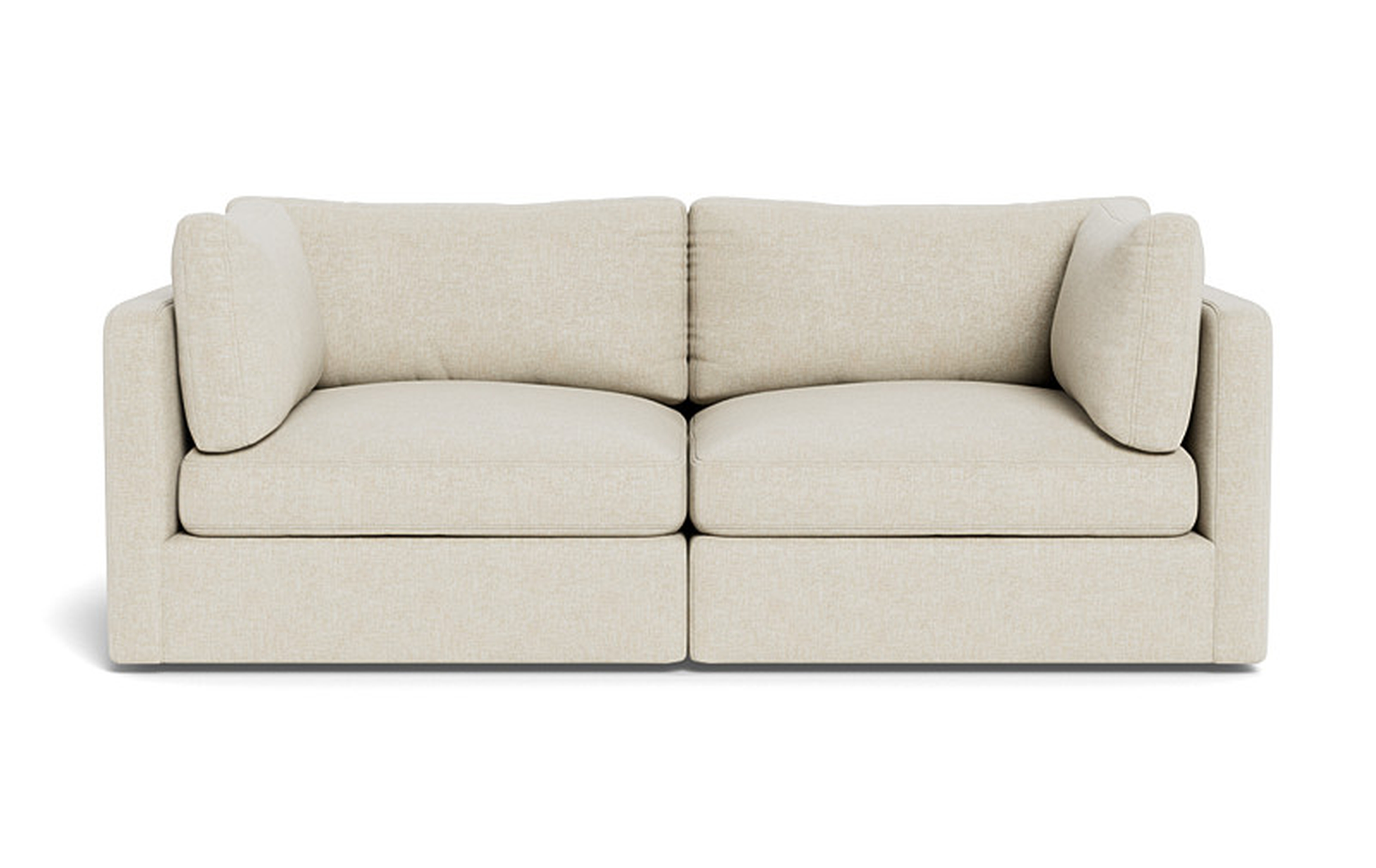 Tatum Modular Fabric Loveseat - Interior Define